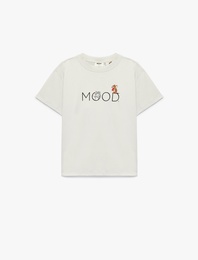 Tom ve Jerry Baskılı Kısa Kollu Bisiklet Yaka Pamuklu Lisanslı Tişört