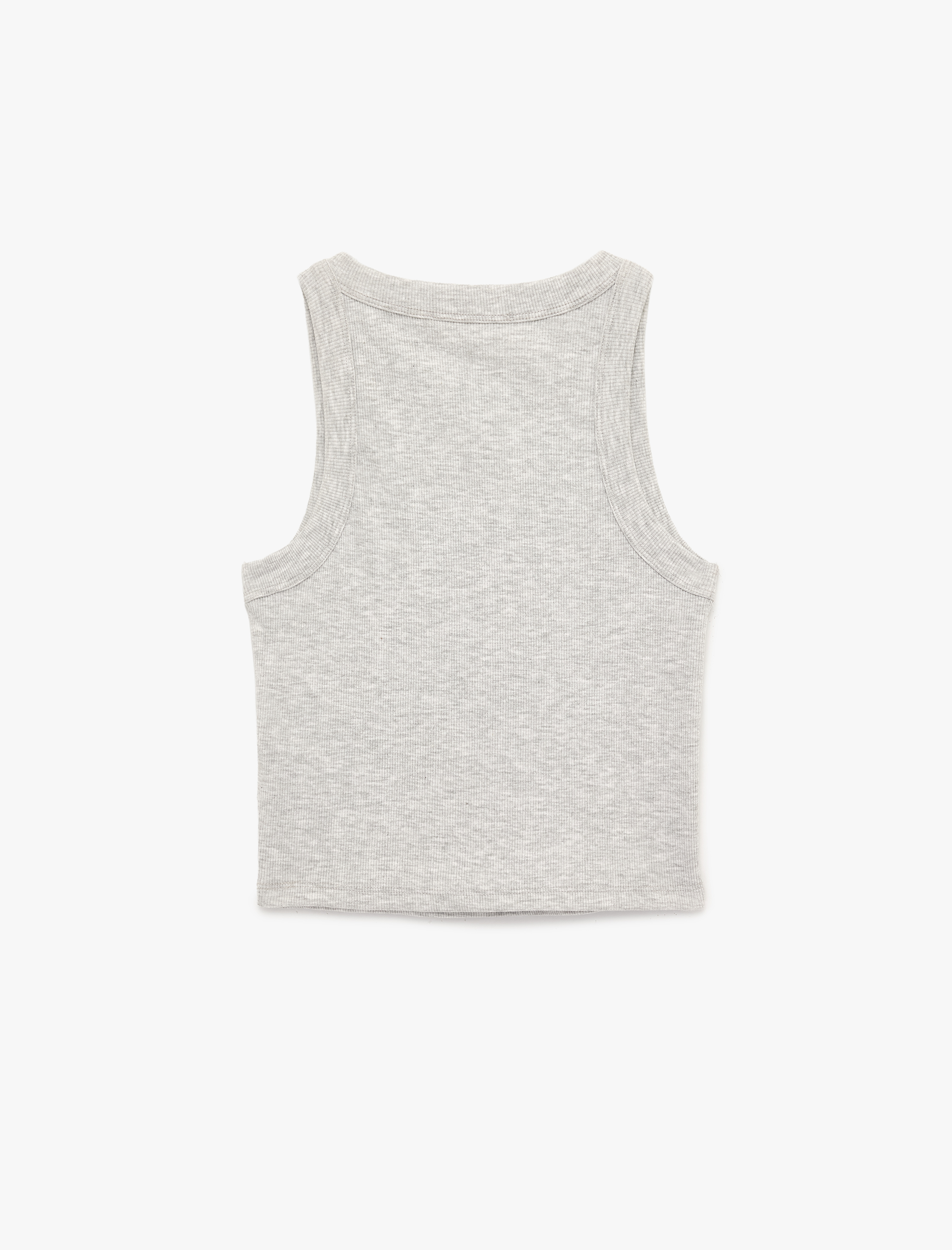   Slim Fit Kolsuz Halter Yaka Bluz