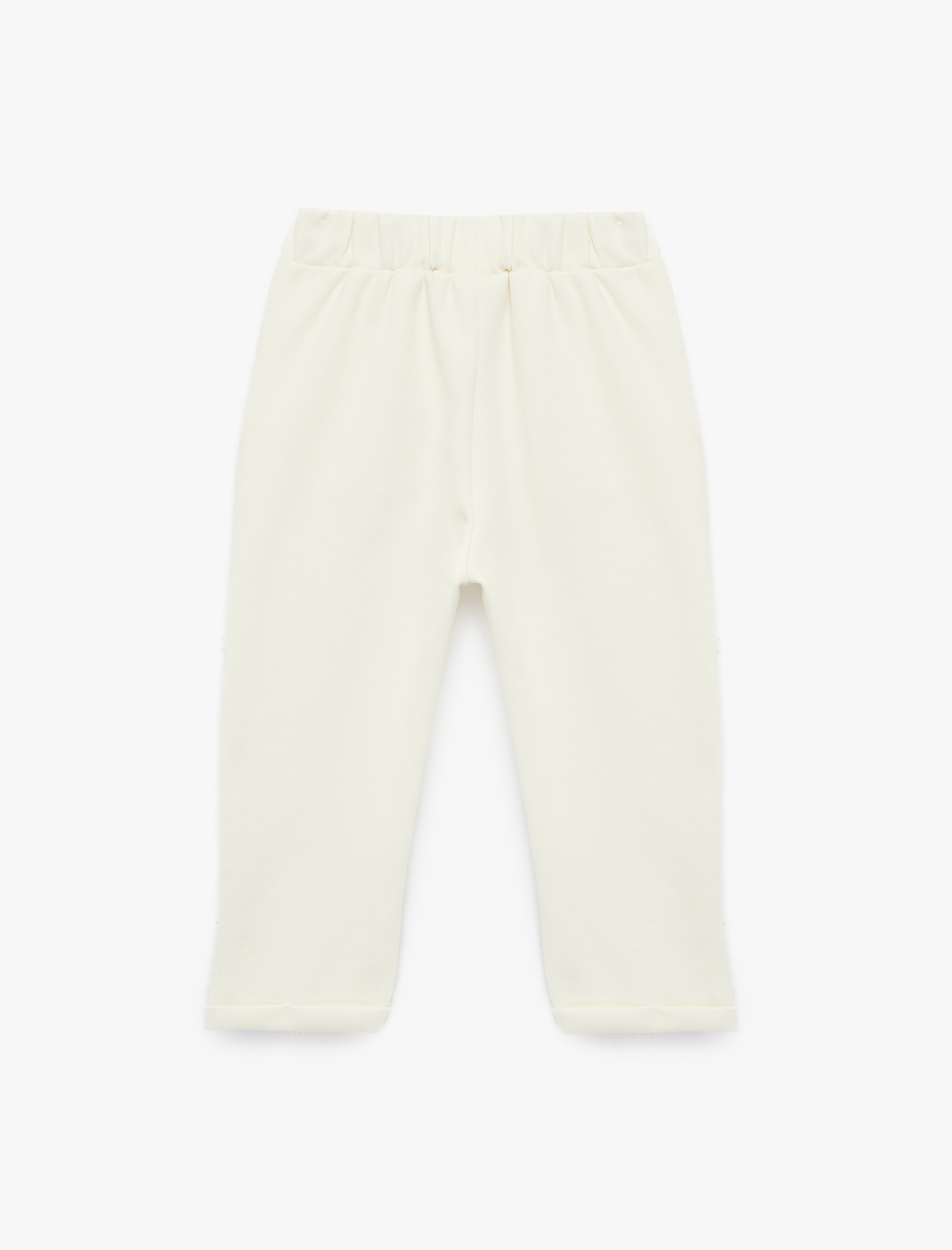  Erkek Bebek Beli Bağcıklı Cep Detaylı Basic Eşofman Altı