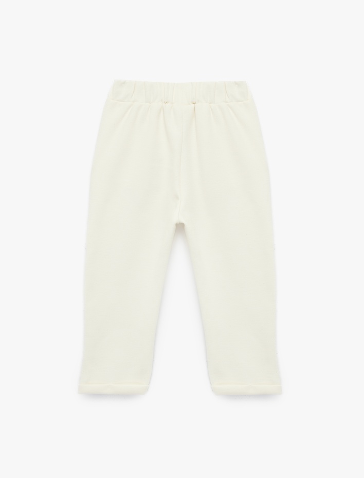 Erkek Bebek Beli Bağcıklı Cep Detaylı Basic Eşofman Altı