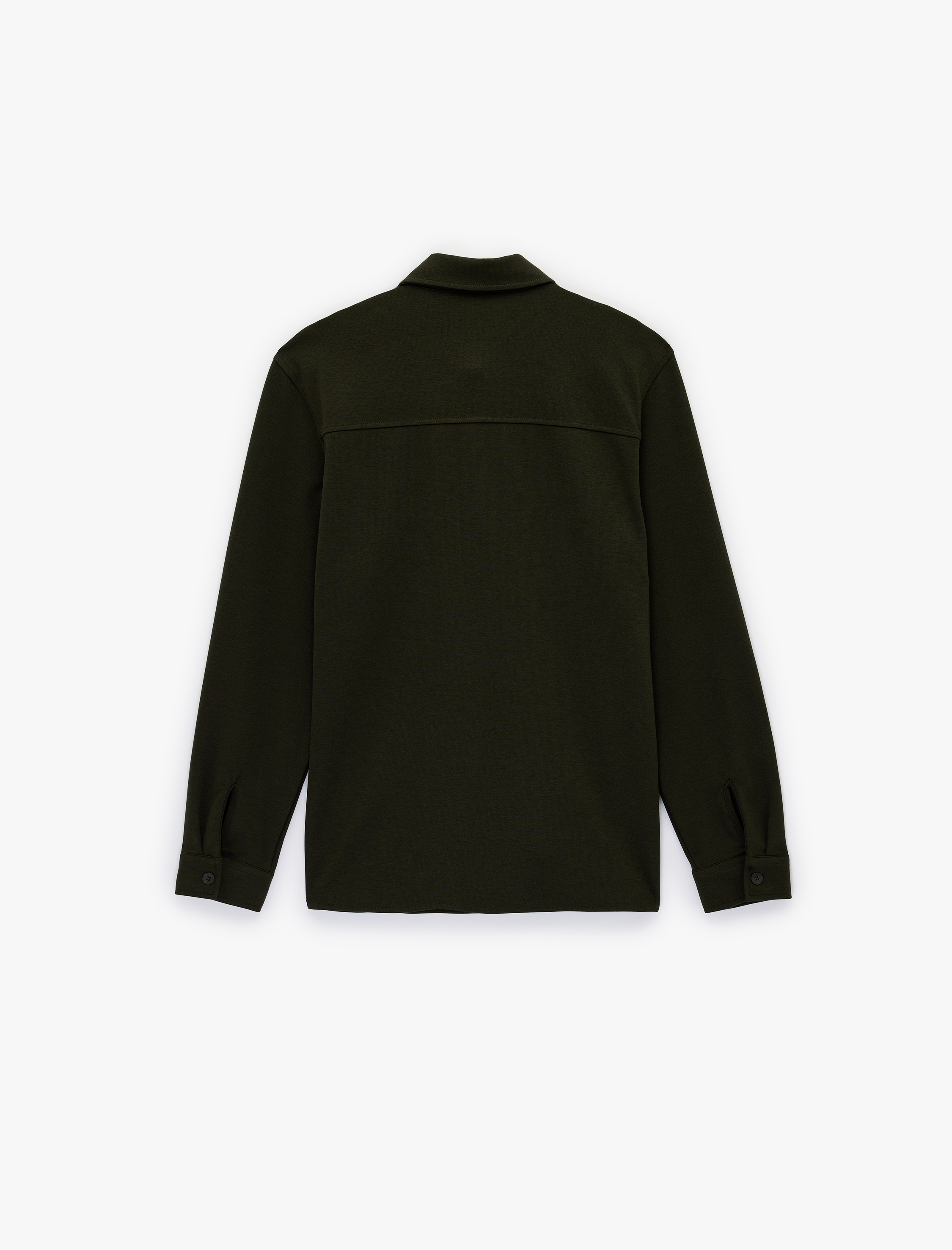   Regular Fit Düğmeli Kapaklı Cepli Klasik Yaka Uzun Kollu Gömlek