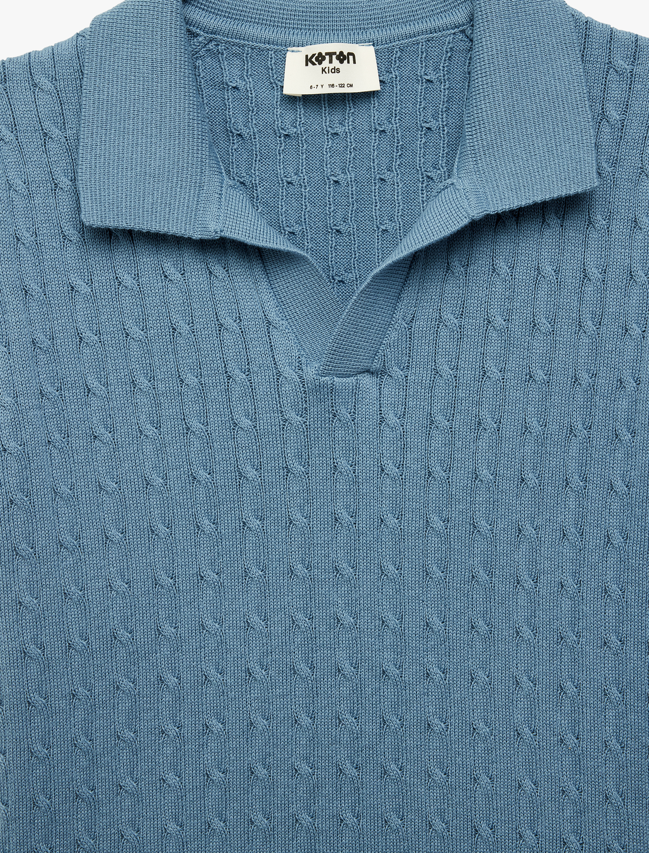  Erkek Çocuk Pamuklu Kısa Kollu Polo Yaka Triko Tişört