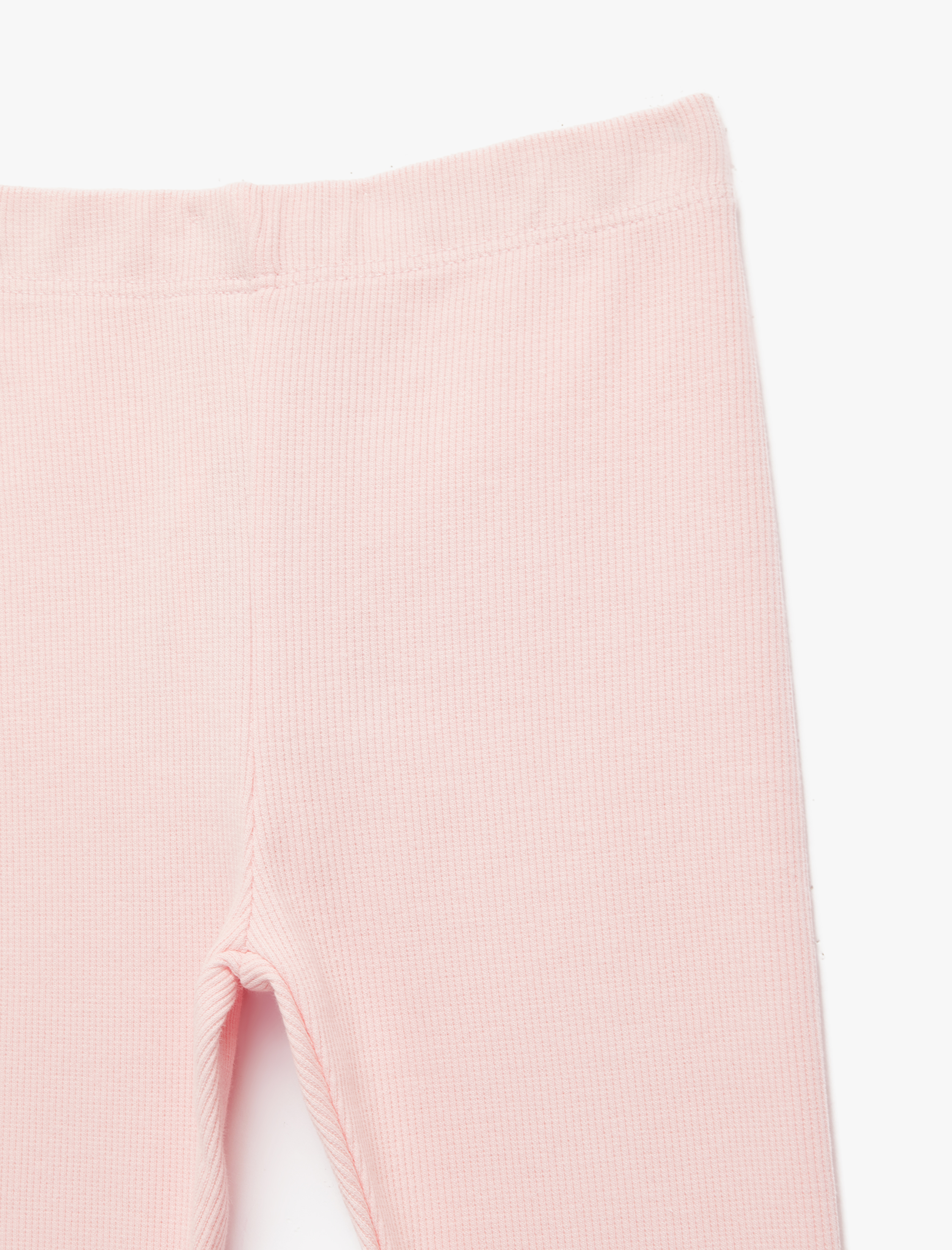  Kız Bebek Pamuklu Beli Lastikli Basic Tayt