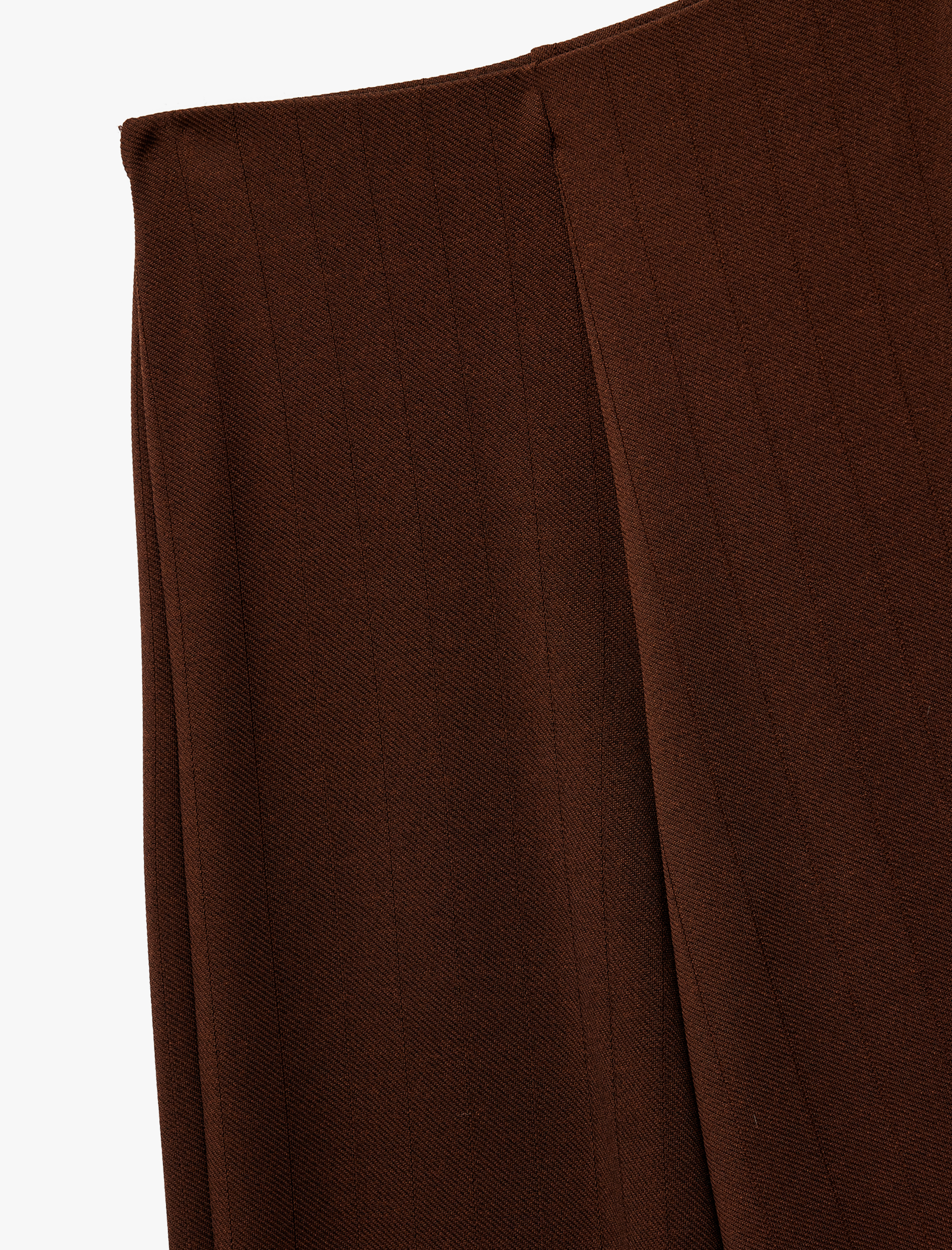   Normal Bel Uzun Düz Geniş Paça Pantolon