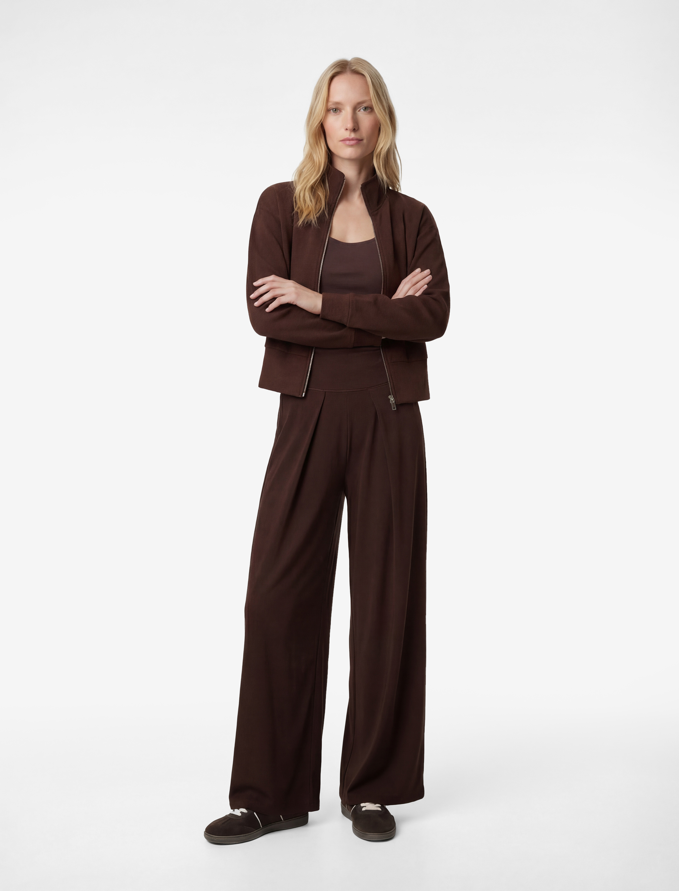   Koton X Şahika Ercümen - Uzun Kollu Fermuarlı Dik Yaka Sweatshirt