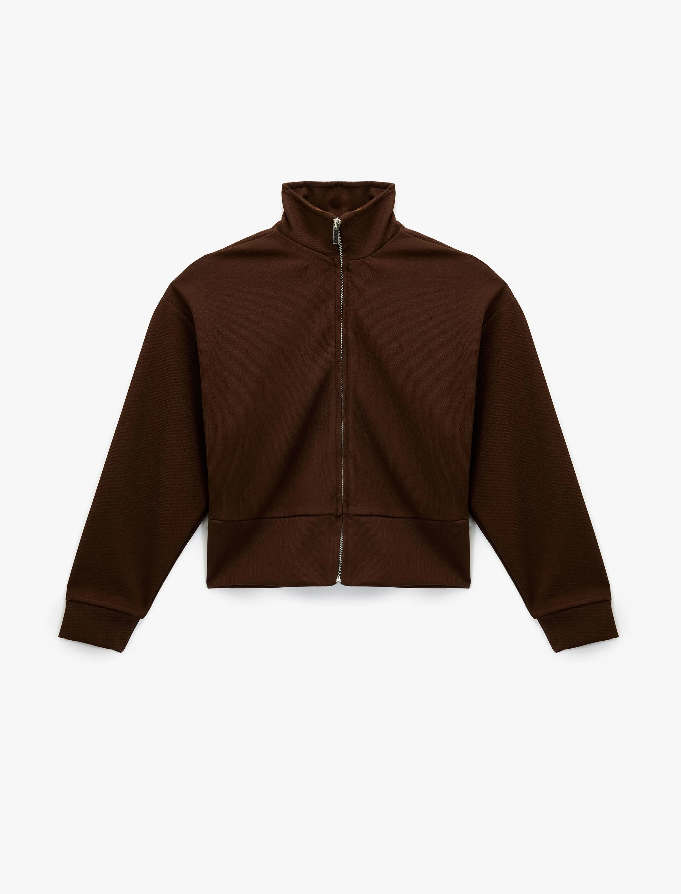   Koton X Şahika Ercümen - Uzun Kollu Fermuarlı Dik Yaka Sweatshirt