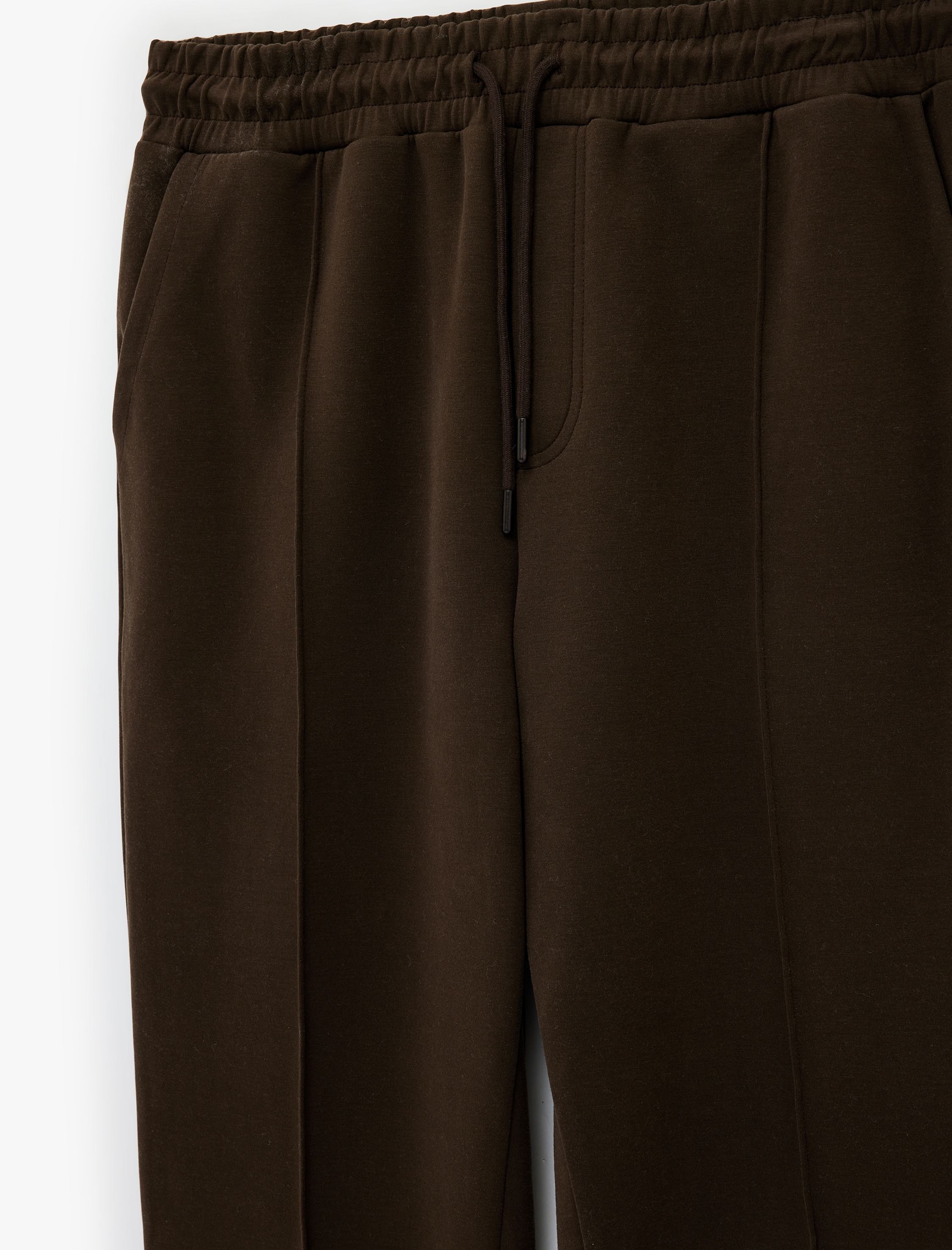   Regular Fit Pamuklu Dikiş Detaylı Cepli Beli Bağcıklı Lastikli Eşofman Altı