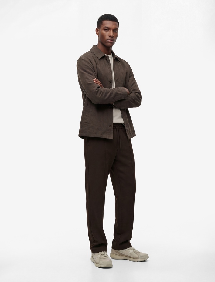  Regular Fit Pamuklu Dikiş Detaylı Cepli Beli Bağcıklı Lastikli Eşofman Altı