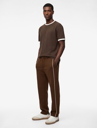 Fermuarlı Cepli Nervürlü Şardonlu Beli Bağcıklı Eşofman Altı