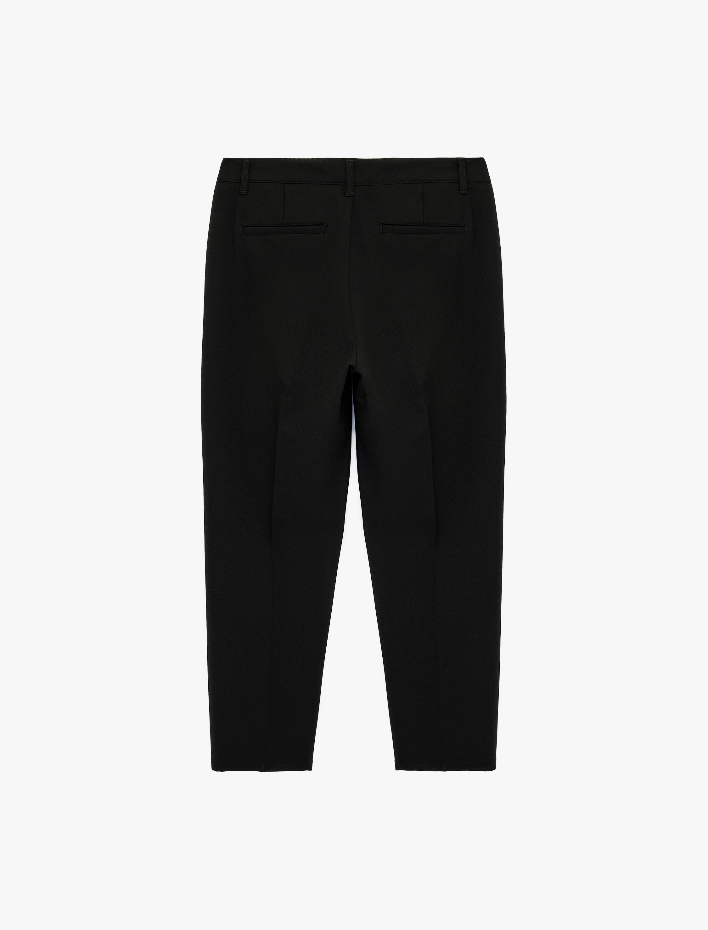   Rahat Kalıp Viskon Karışımlı Cepli Pileli Kumaş Pantolon