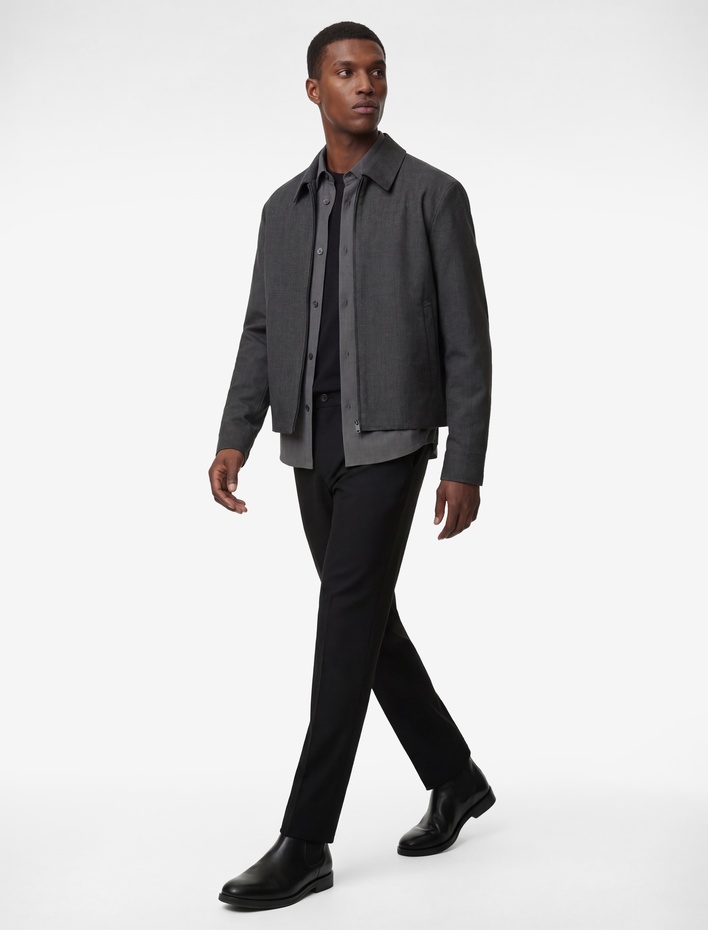  Rahat Kalıp Viskon Karışımlı Cepli Pileli Kumaş Pantolon