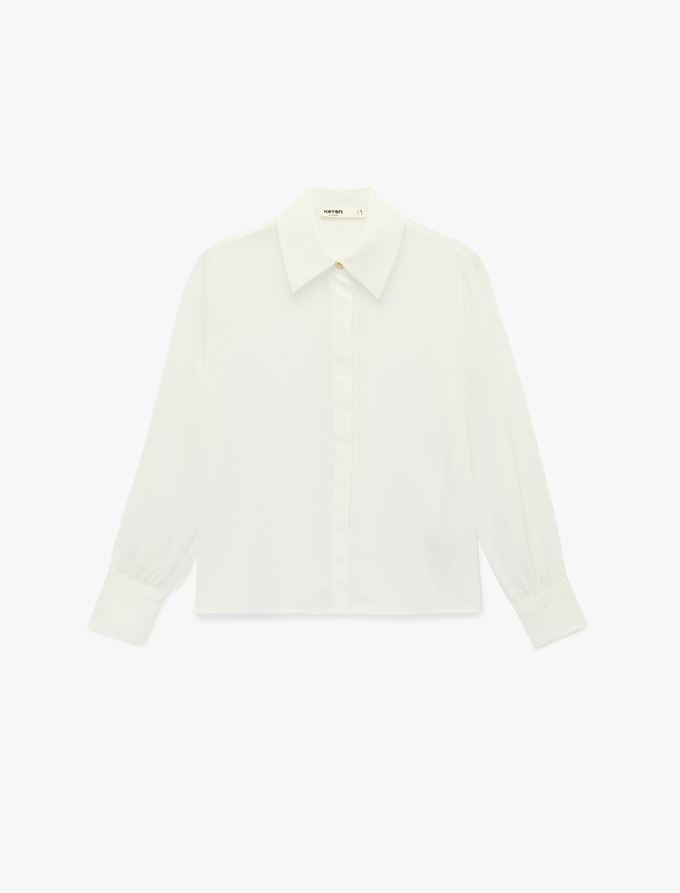   Regular Fit Klasik Yaka Düğmeli Uzun Kollu Gömlek