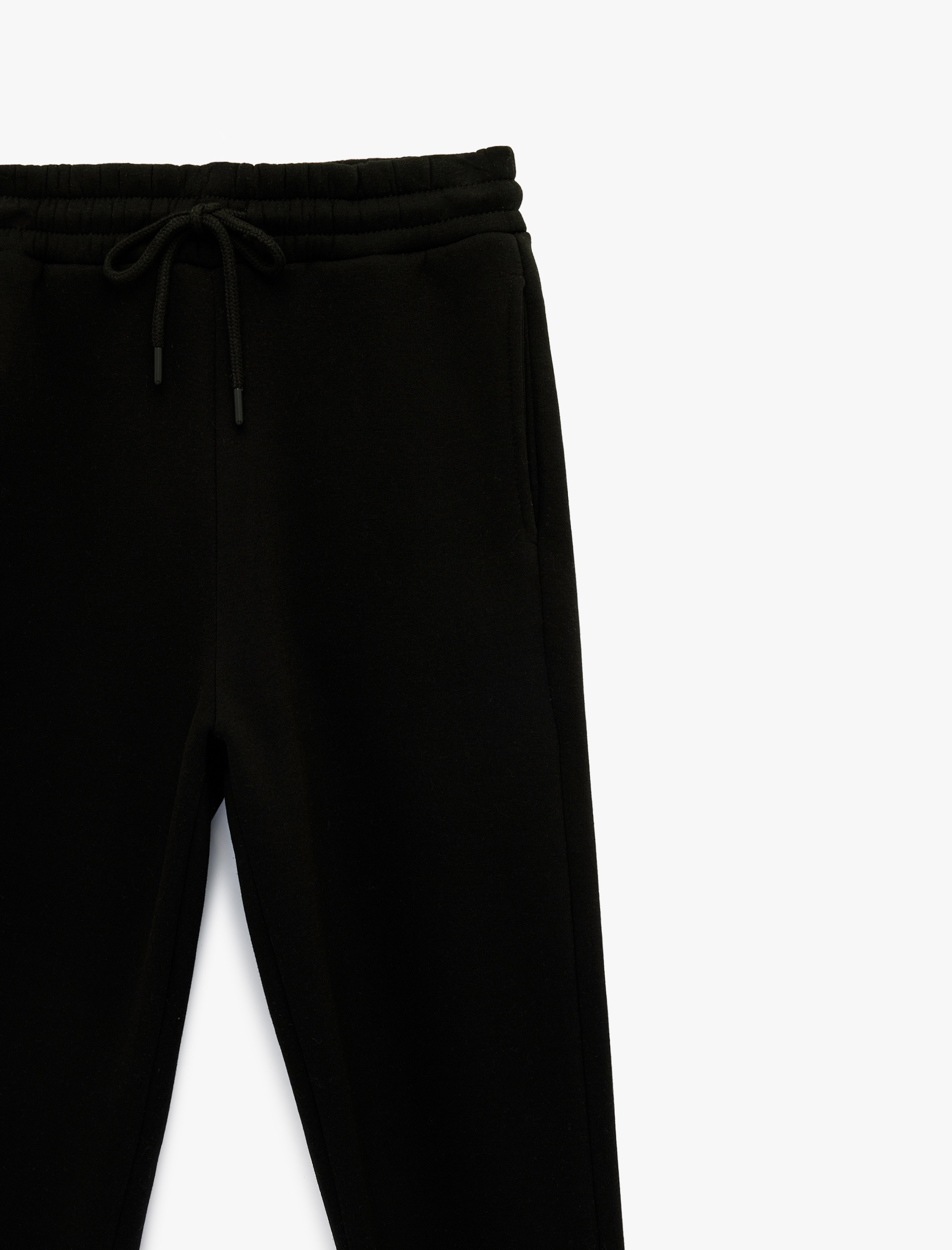   Yüksek Bel Bağcıklı Rahat Kalıp Jogger Eşofman Altı