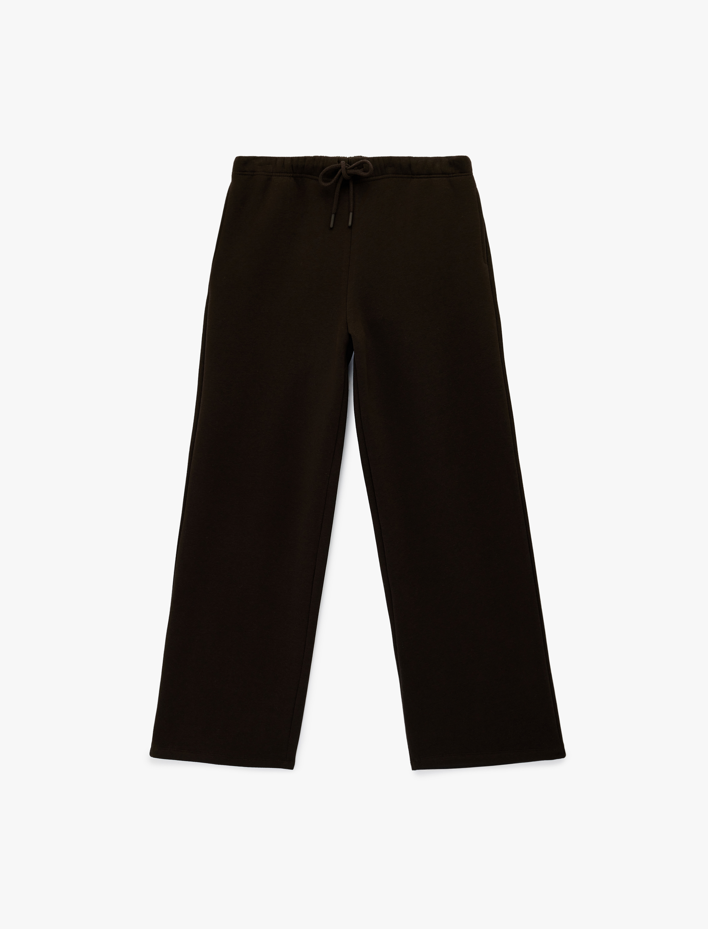   Rahat Kalıp Cepli Beli Bağcıklı Bol Paça Eşofman Altı