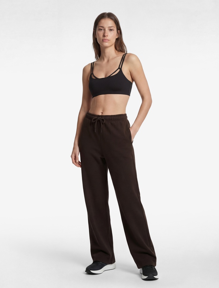  Rahat Kalıp Cepli Beli Bağcıklı Bol Paça Eşofman Altı