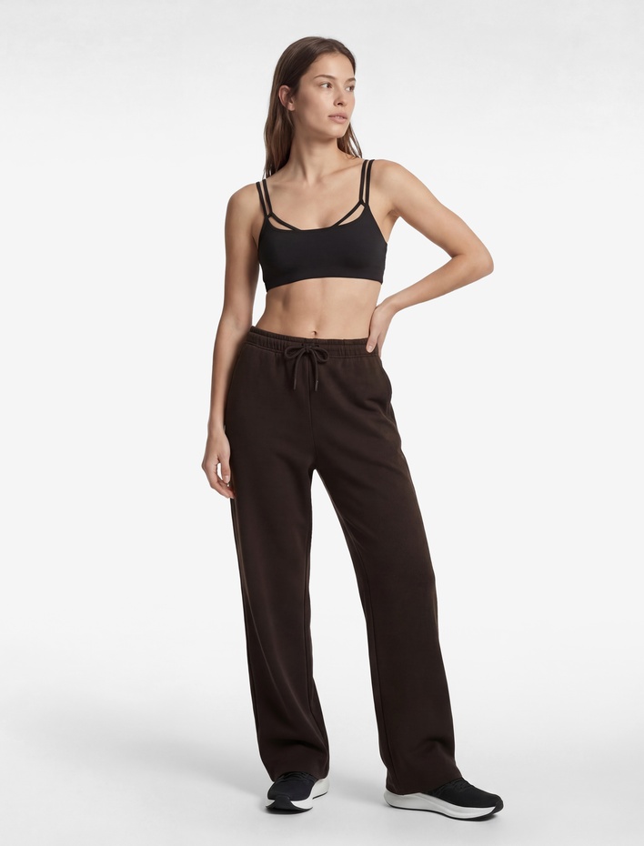  Rahat Kalıp Cepli Beli Bağcıklı Bol Paça Eşofman Altı