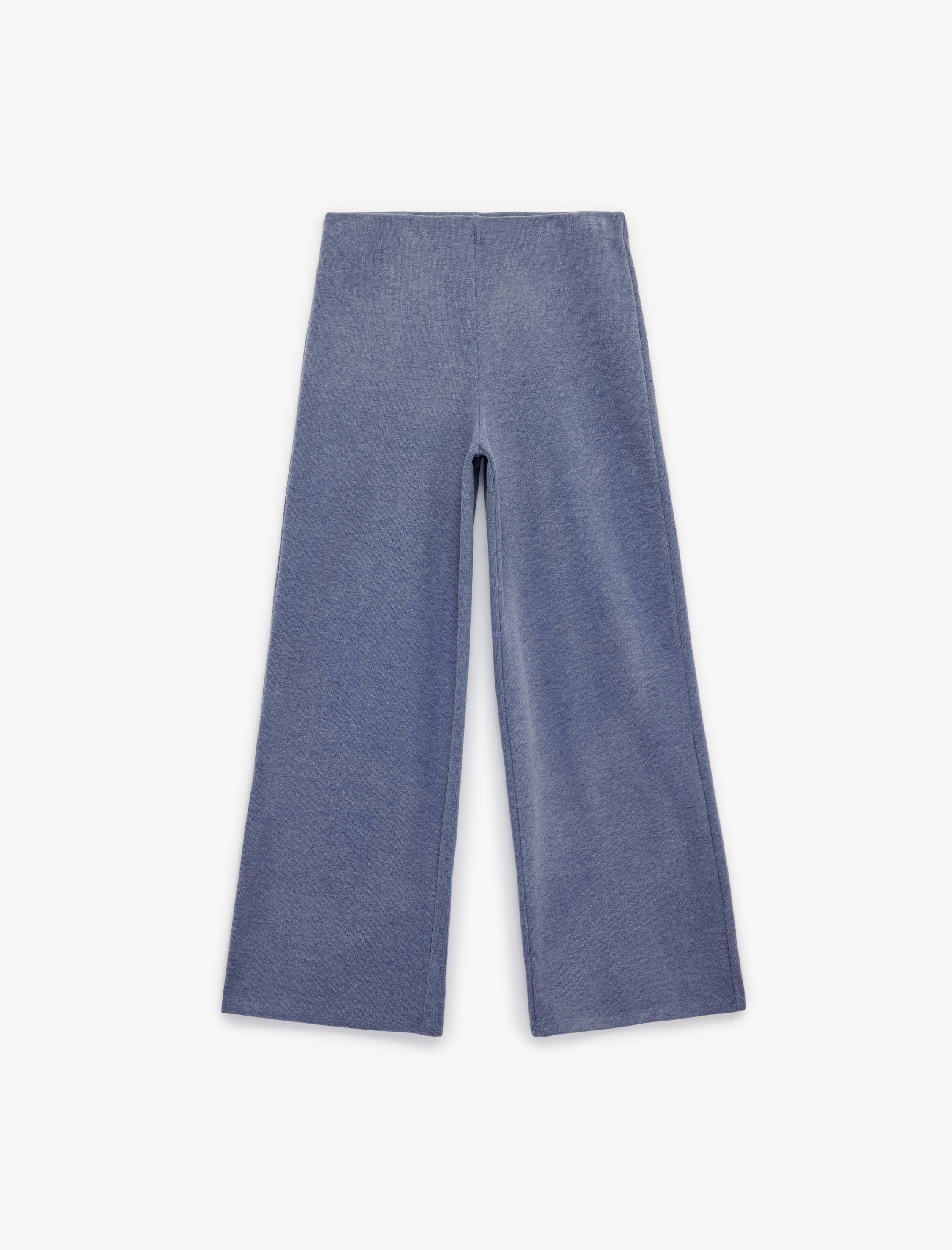   Standart Bel Geniş Paça Pantolon