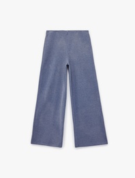 Standart Bel Geniş Paça Pantolon