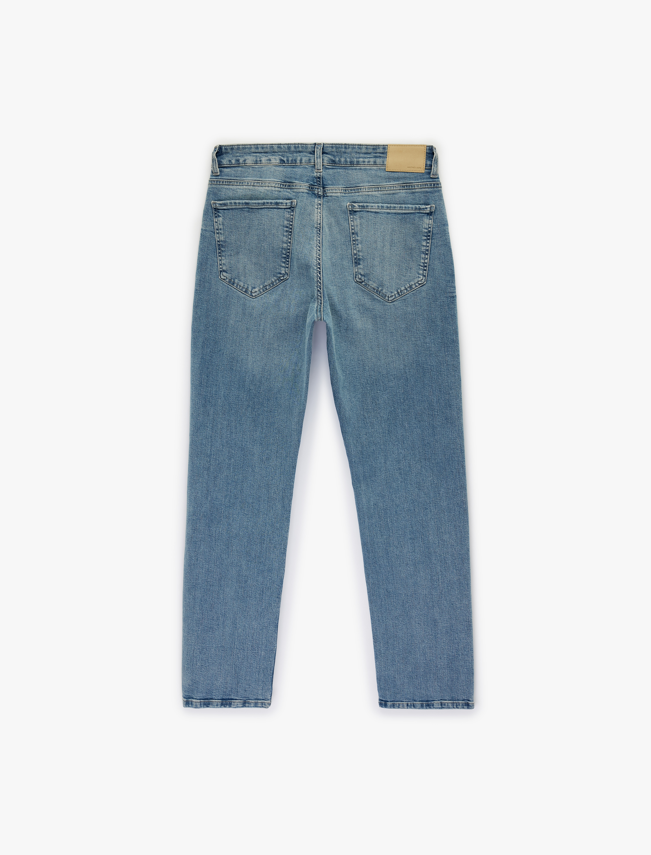   Pamuklu Normal Bel Straight Fit Jean Pantolon - Mark Jean