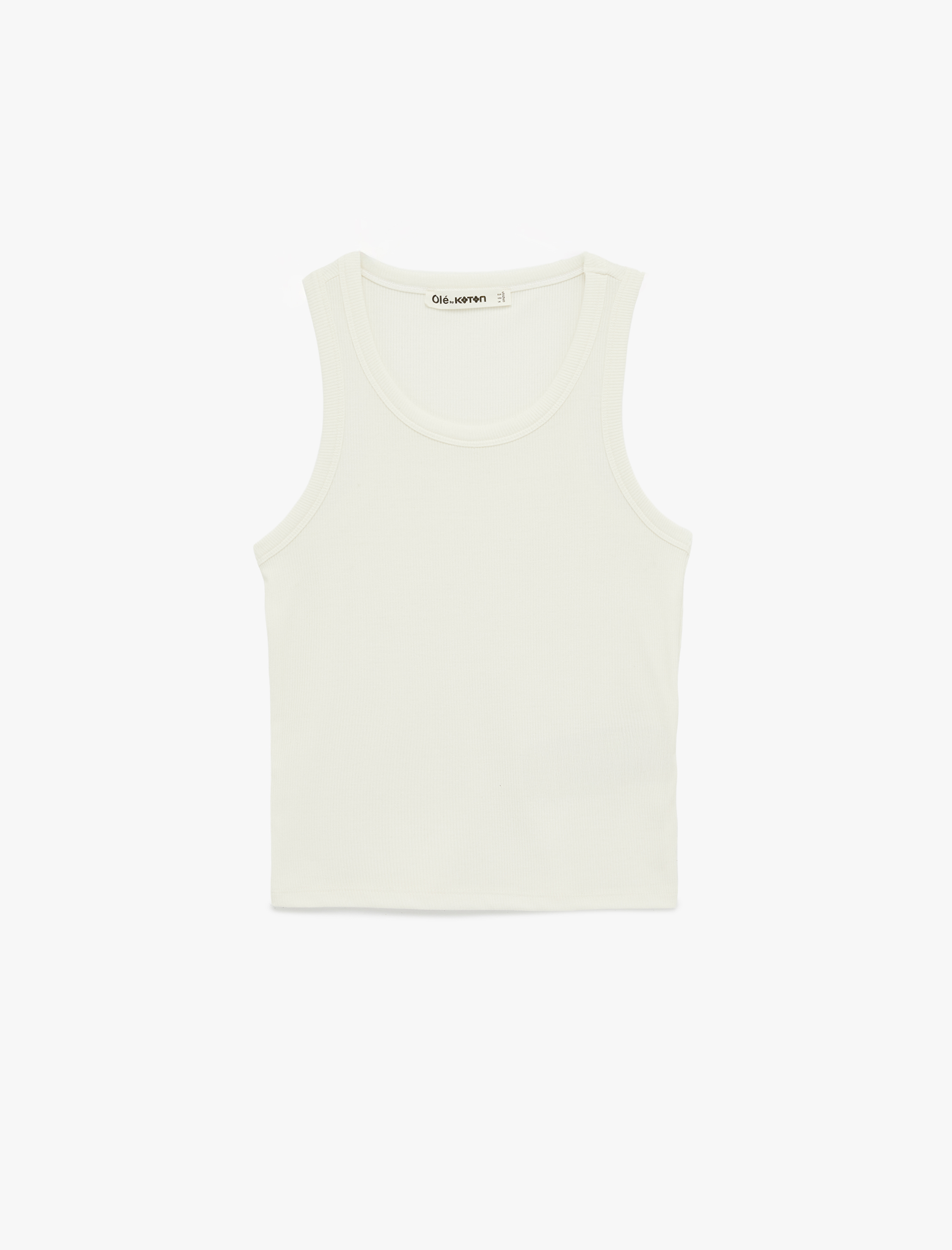   Slim Fit Kolsuz Bisiklet Yaka Kaşkorse Bluz