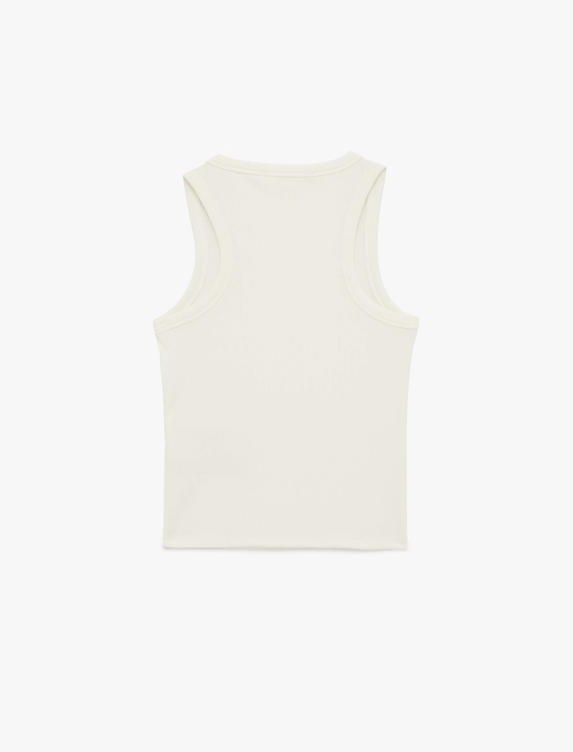   Slim Fit Kolsuz Bisiklet Yaka Kaşkorse Bluz