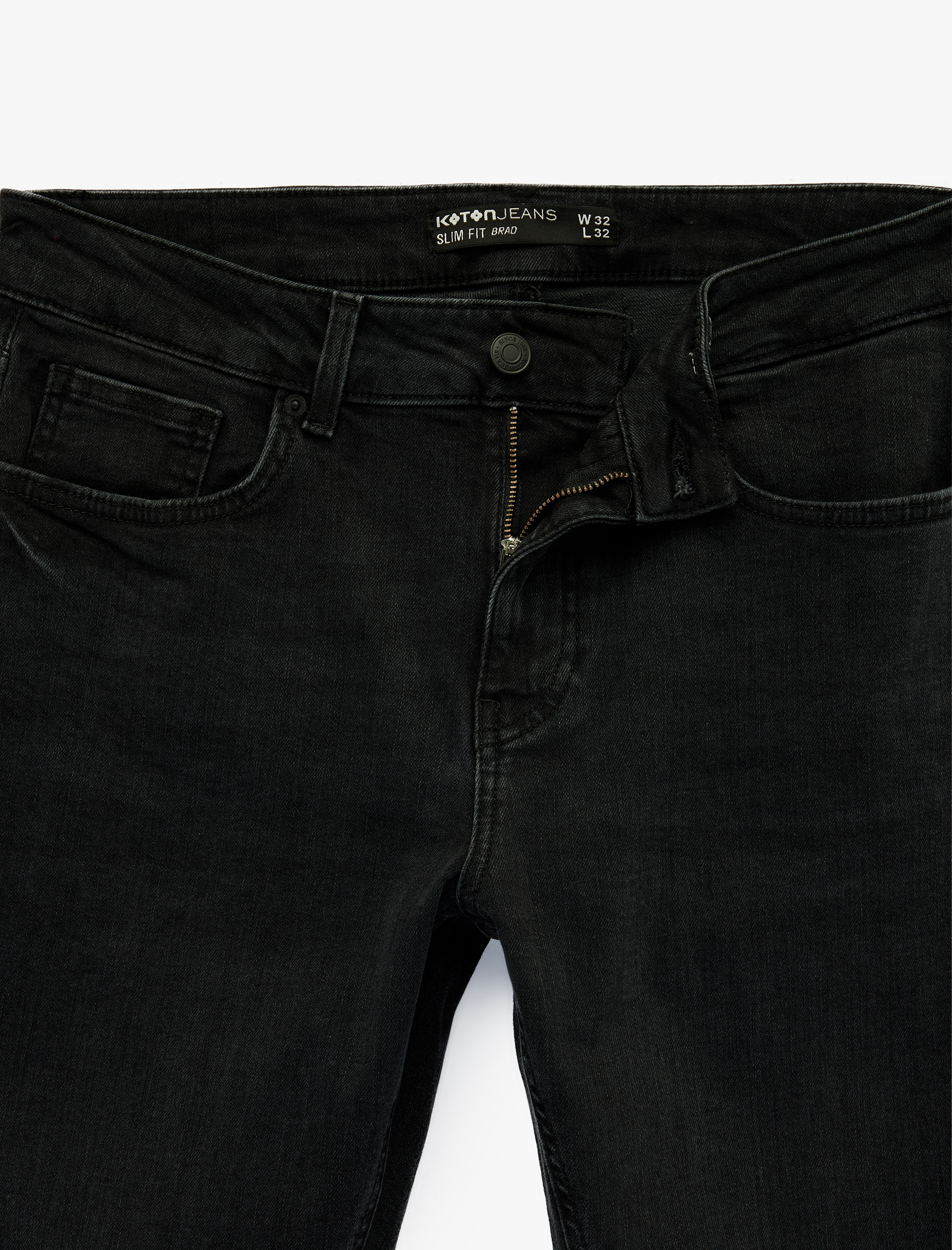   Normal Bel Pamuklu Slim Fit Jean Pantolon - Brad Jean