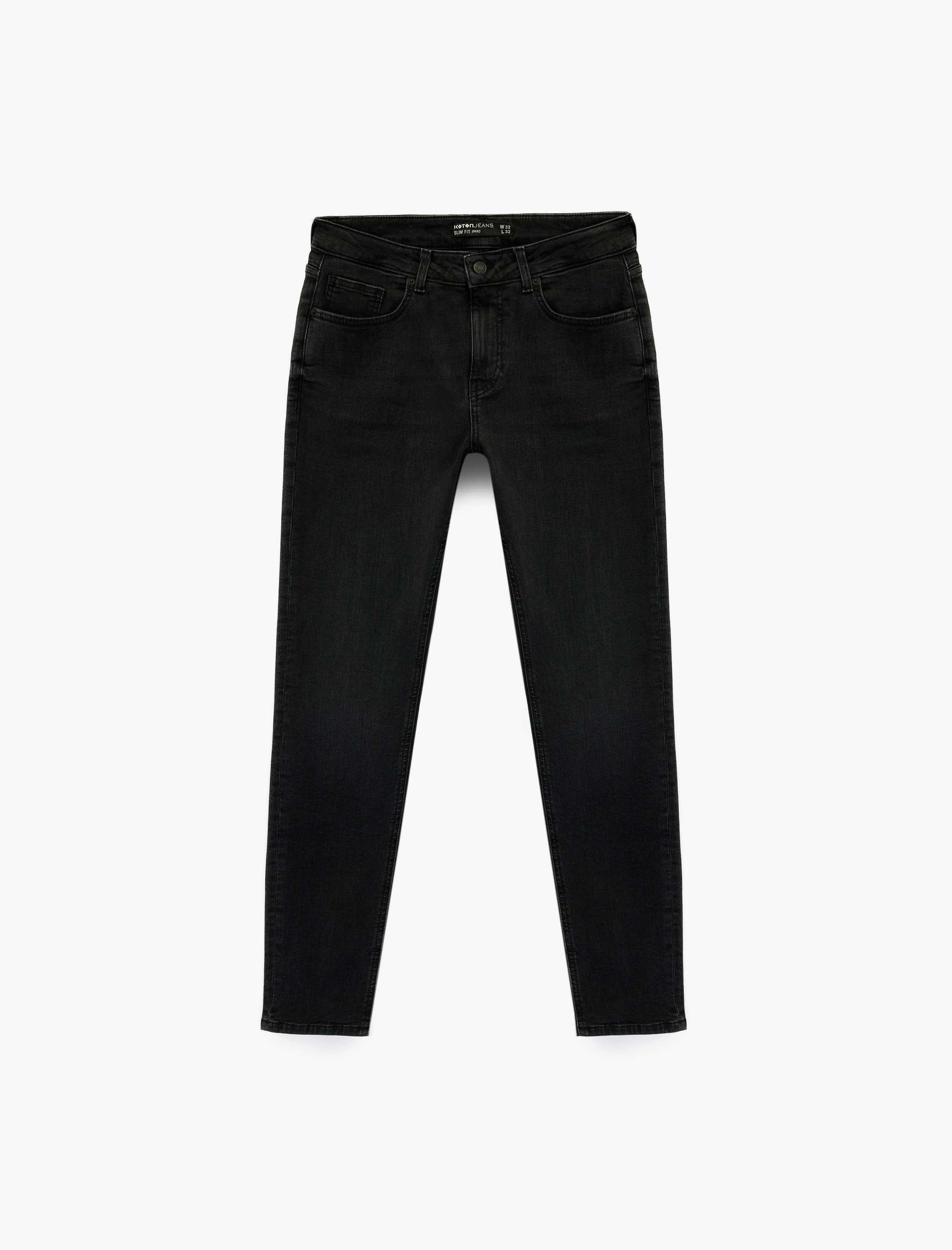   Normal Bel Pamuklu Slim Fit Jean Pantolon - Brad Jean