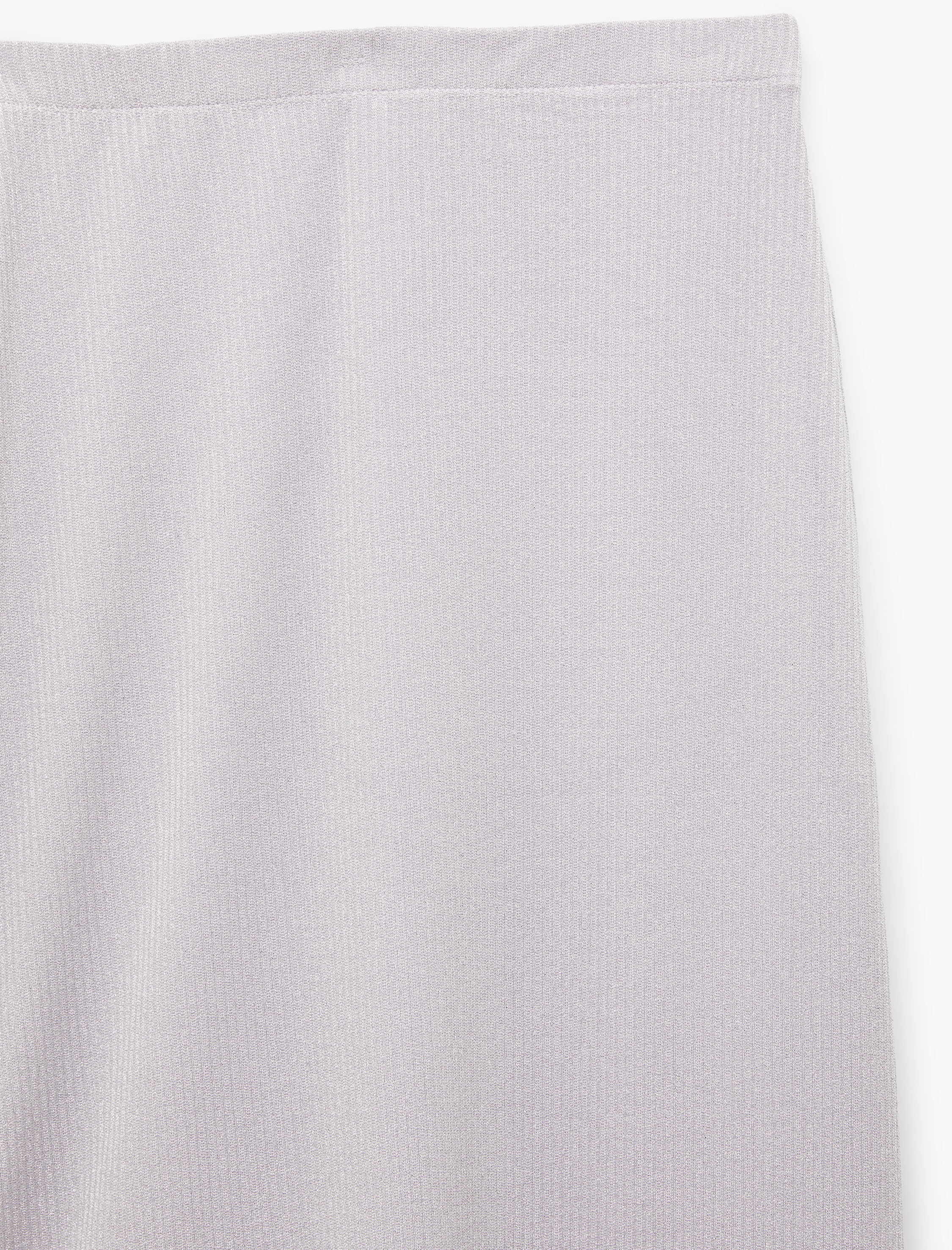   İnce Metalik İplik Detaylı Parıltılı Midi A Kesim Etek