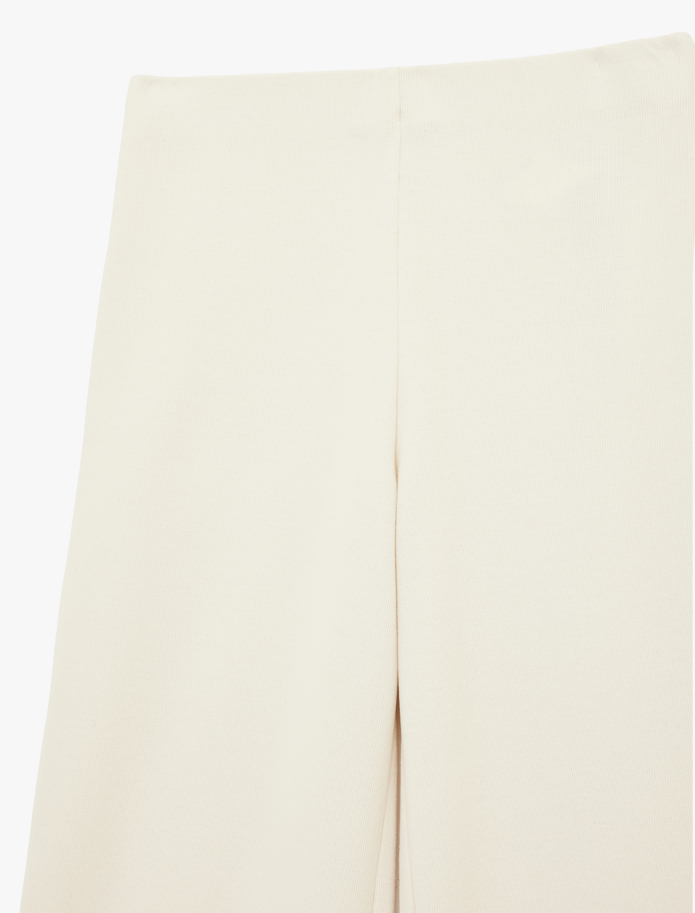   Standart Bel Düz Geniş Paça Pantolon