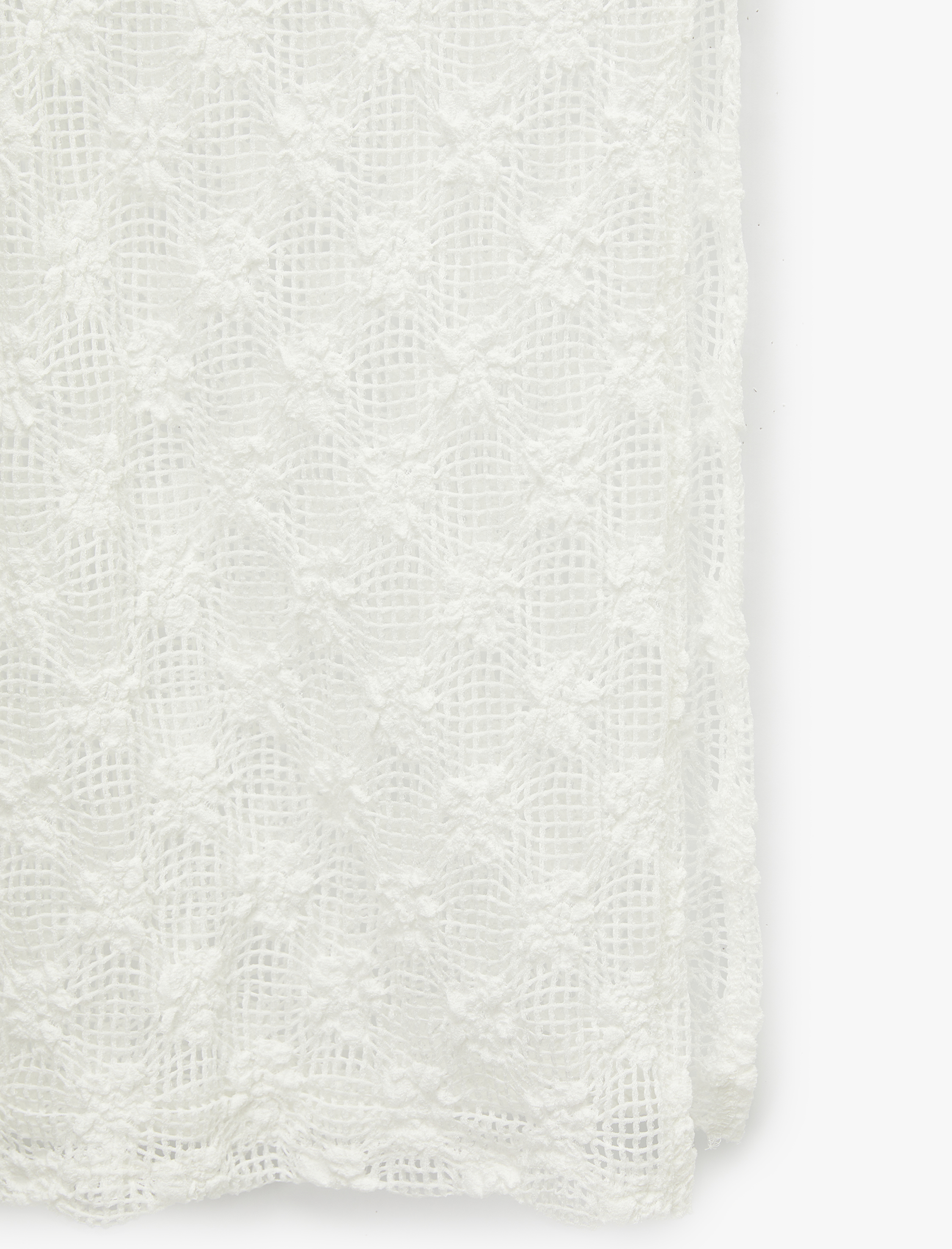   Slim Fit Yüksek Bel Yırtmaçlı Dantel Kalem Etek