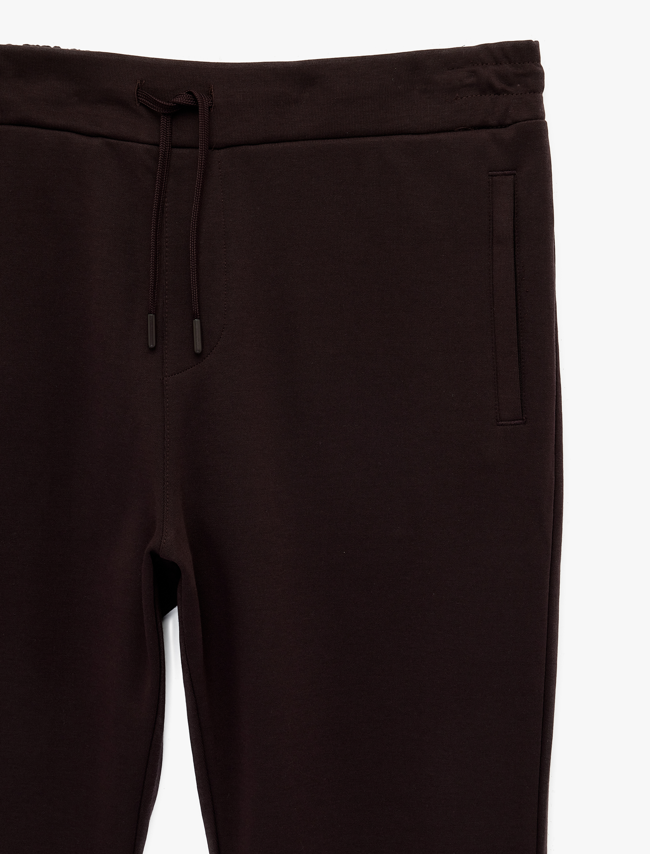   Pamuklu Regular Fit Cepli Beli Bağcıklı Tapered Eşofman Altı