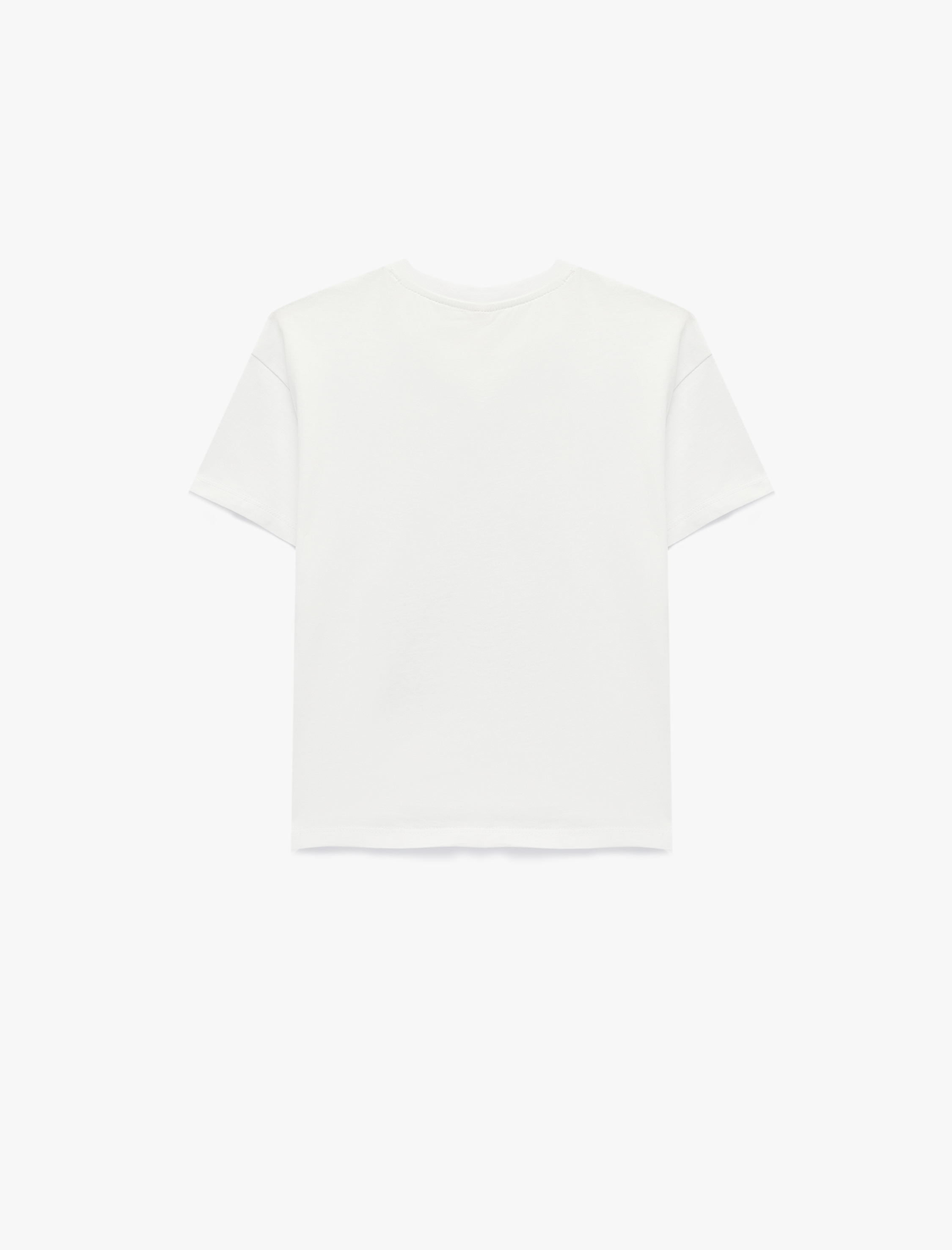  Erkek Bebek Baskılı Kısa Kollu Bisiklet Yaka Pamuklu Tişört