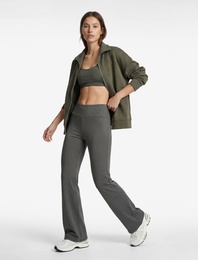 Yüksek Bel Slim Fit İspanyol Paça Spor Tayt