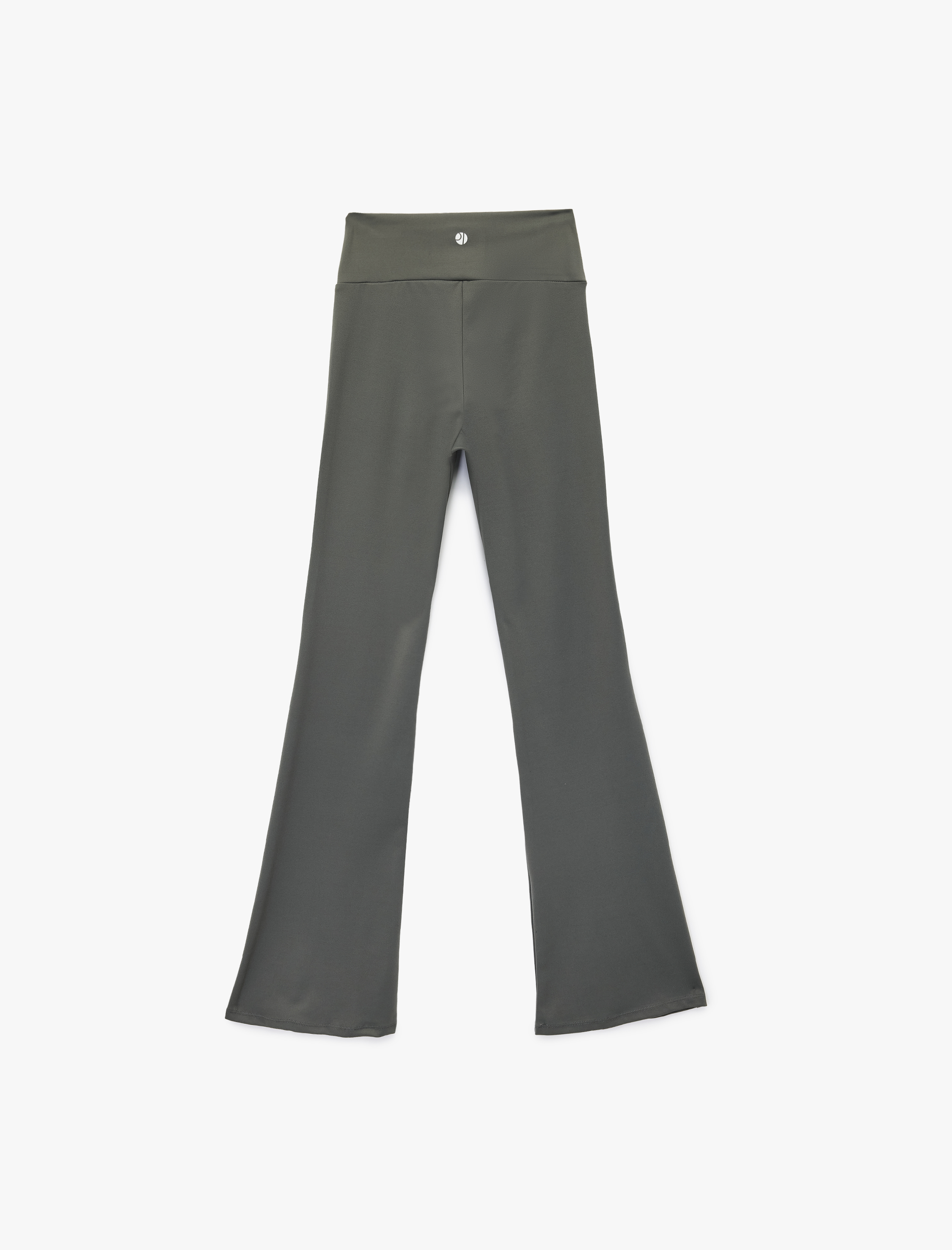   Yüksek Bel Slim Fit İspanyol Paça Spor Tayt