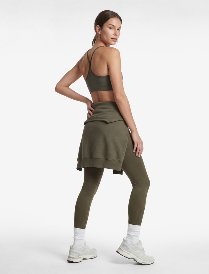  Çapraz Sırt Askılı Kaplı Slim Fit Sporcu Sütyeni