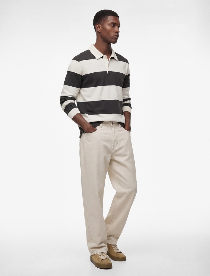  Uzun Kollu Şardonlu Oversize Sweatshirt