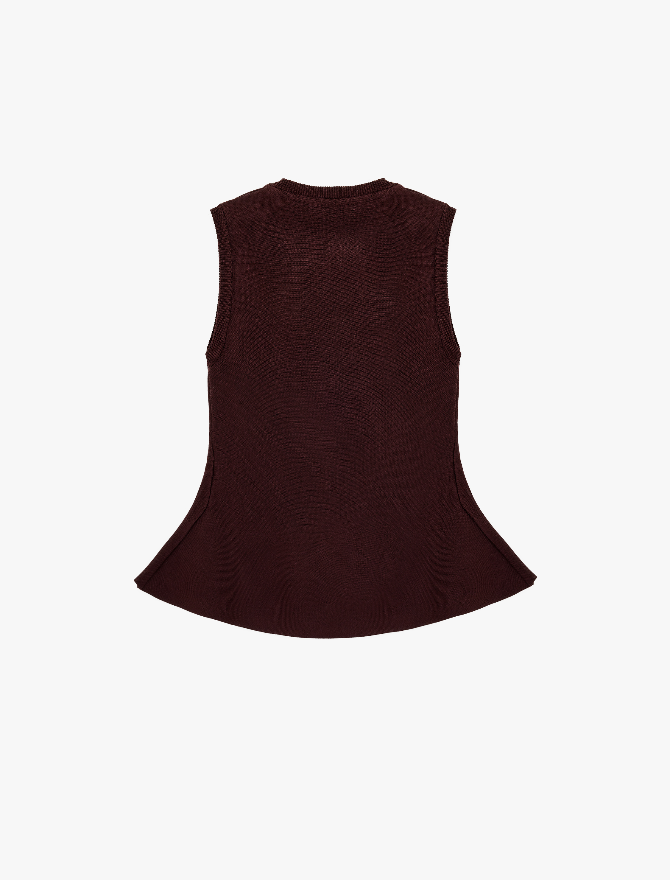   Koton X Melis Ağazat - Mücevher Düğmeli Bisiklet Yaka Peplum Taşlı Triko Yelek