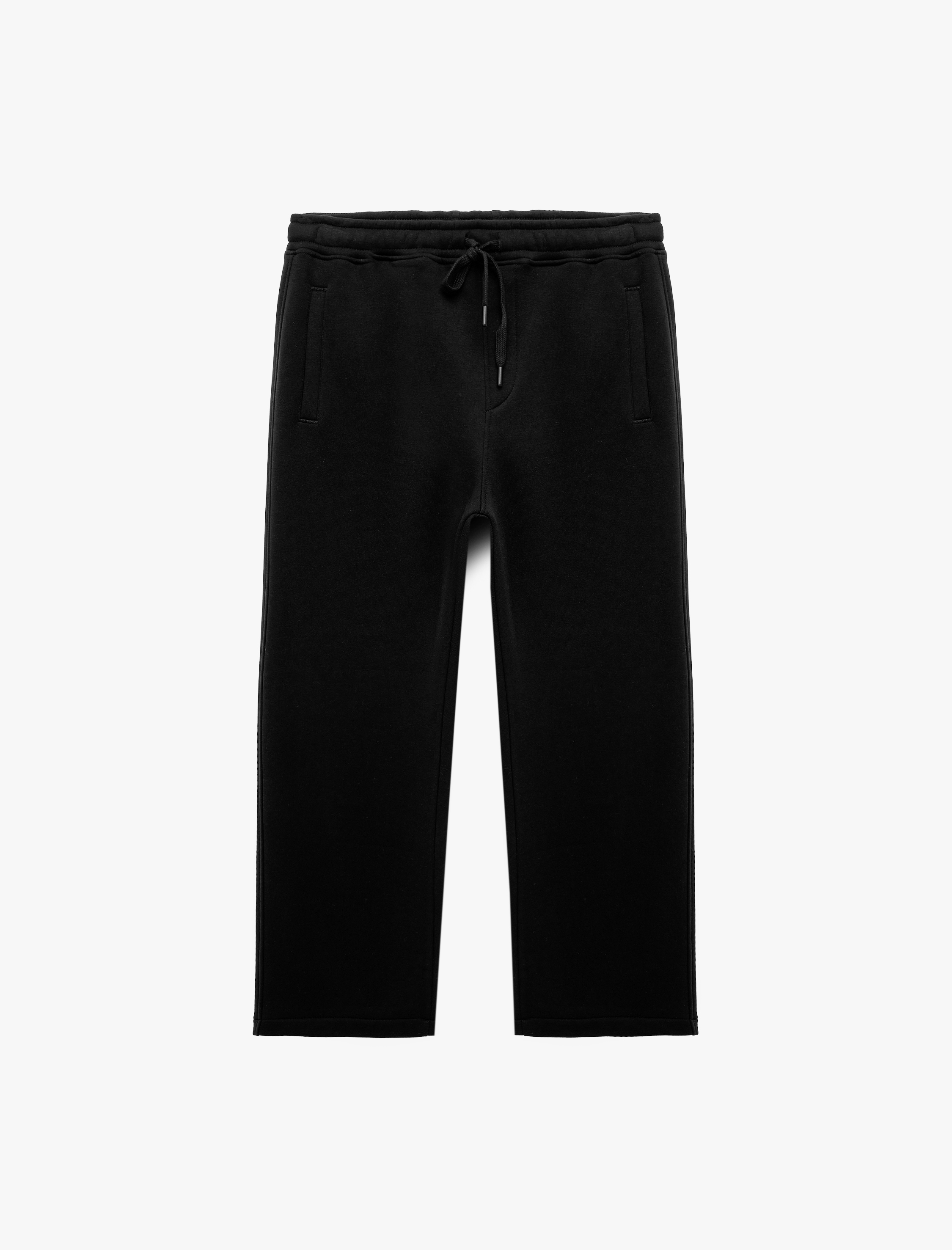   Rahat Kalıp Cepli Beli Bağcıklı Geniş Paça Spor Eşofman Altı