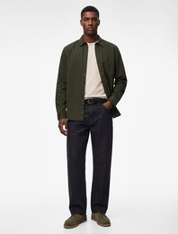 Regular Fit Pamuklu Klasik Yaka Uzun Kollu Gömlek