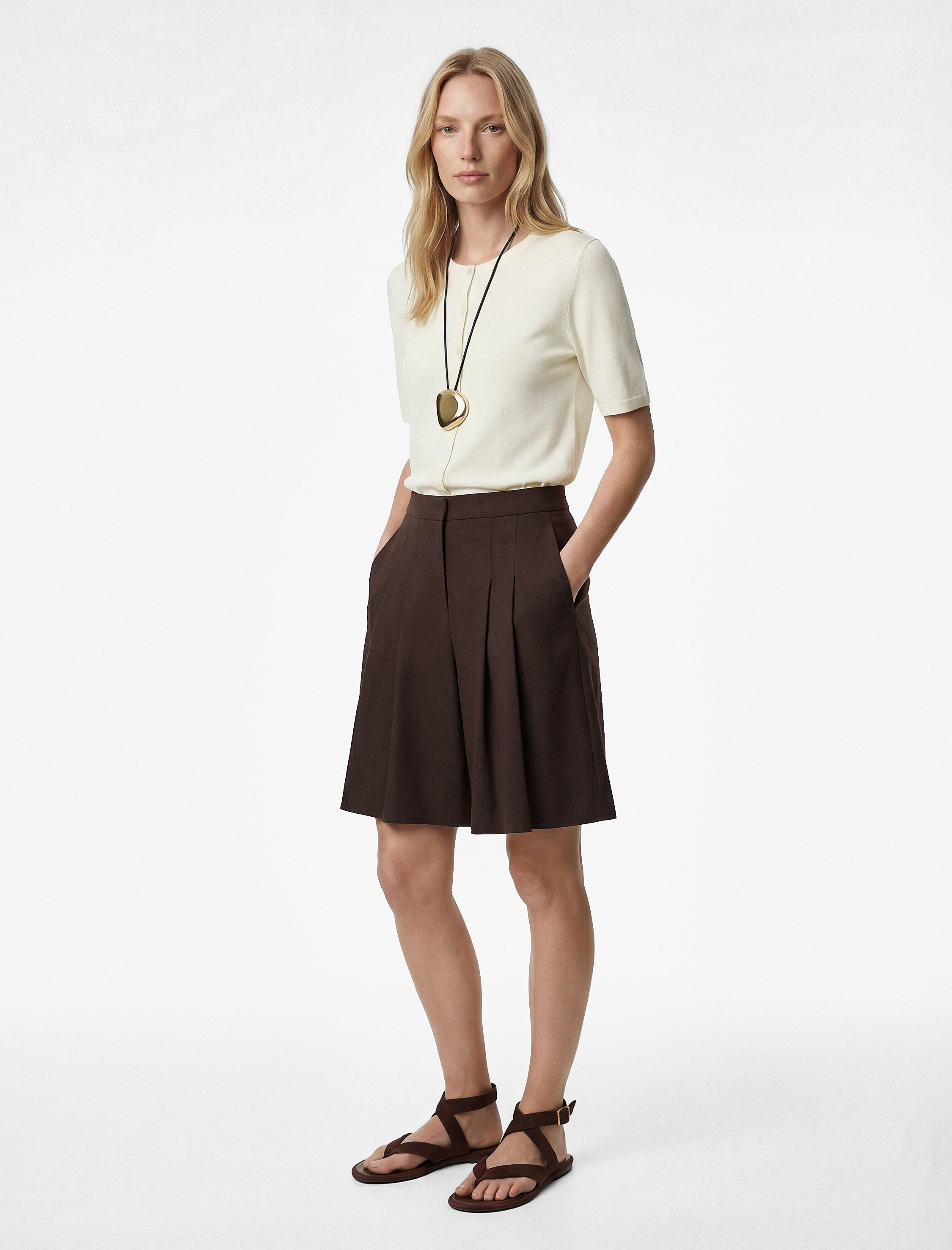   Regular Fit Kısa Kollu Düğmeli Triko Hırka