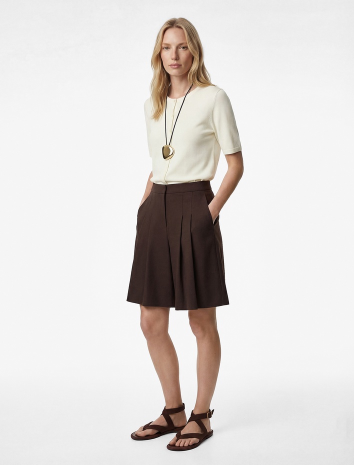  Regular Fit Kısa Kollu Düğmeli Triko Hırka