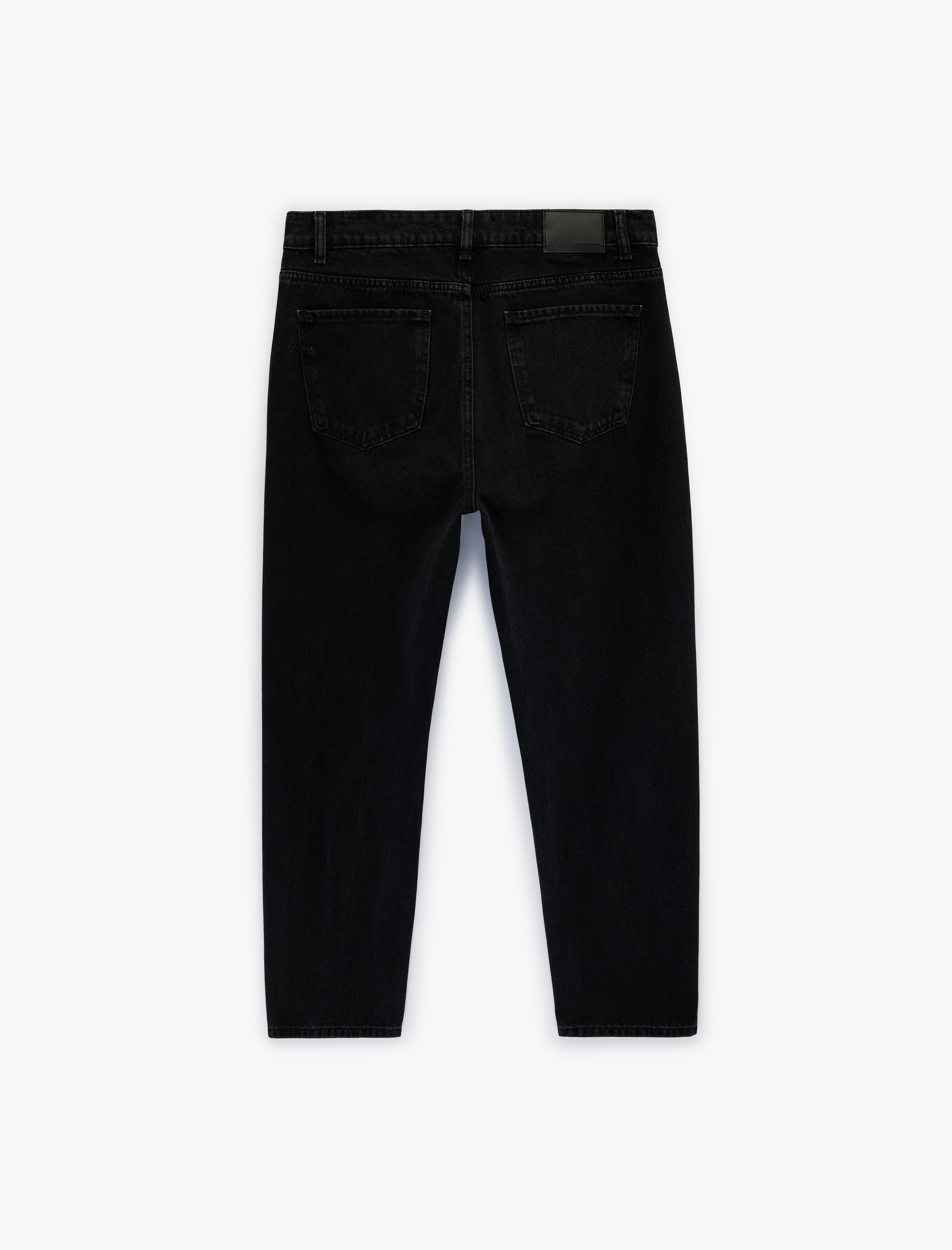   Normal Bel Bol Kalıp Pamuklu Loose Straight Fit Jean Pantolon
