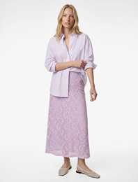 Standart Bel Çan Kesim Uzun Dantel Etek