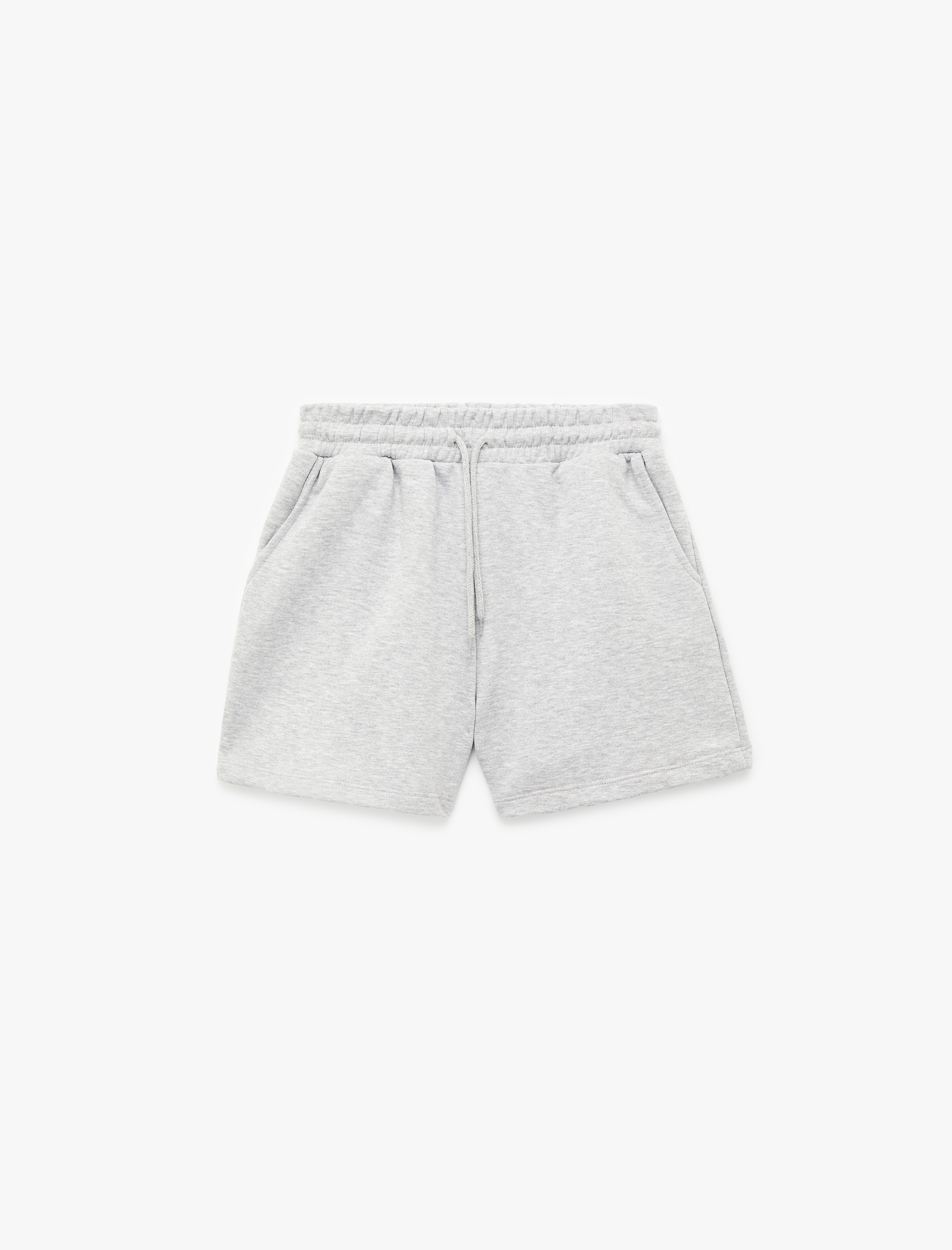   Cepli Beli Bağcıklı Pamuklu Slim Fit Mini Şort