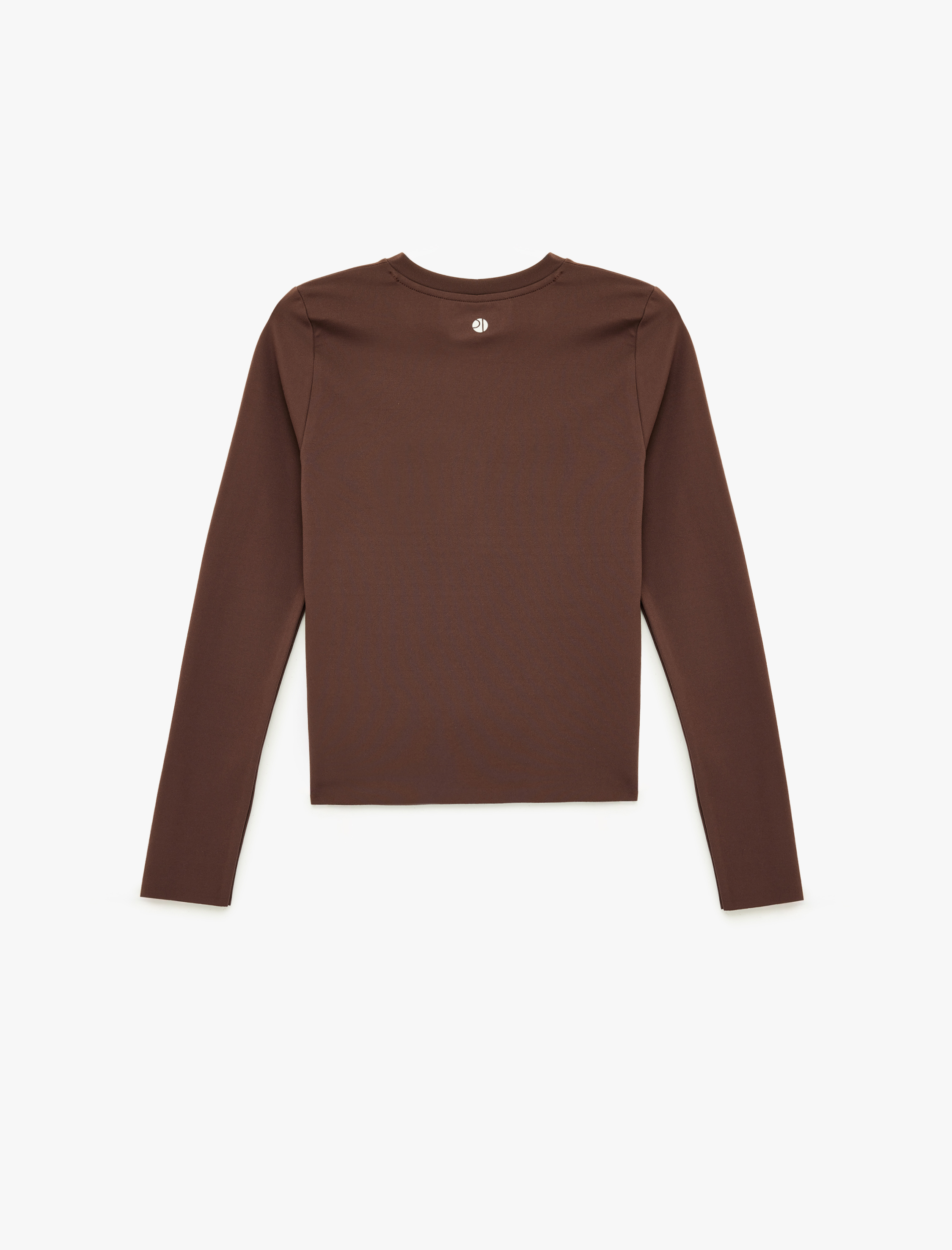   Bisiklet Yaka Uzun Kollu Slim Fit Spor Tişört