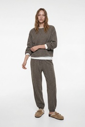 Beli Bağcıklı Rahat Kesim Lastikli Paça Pijama Altı