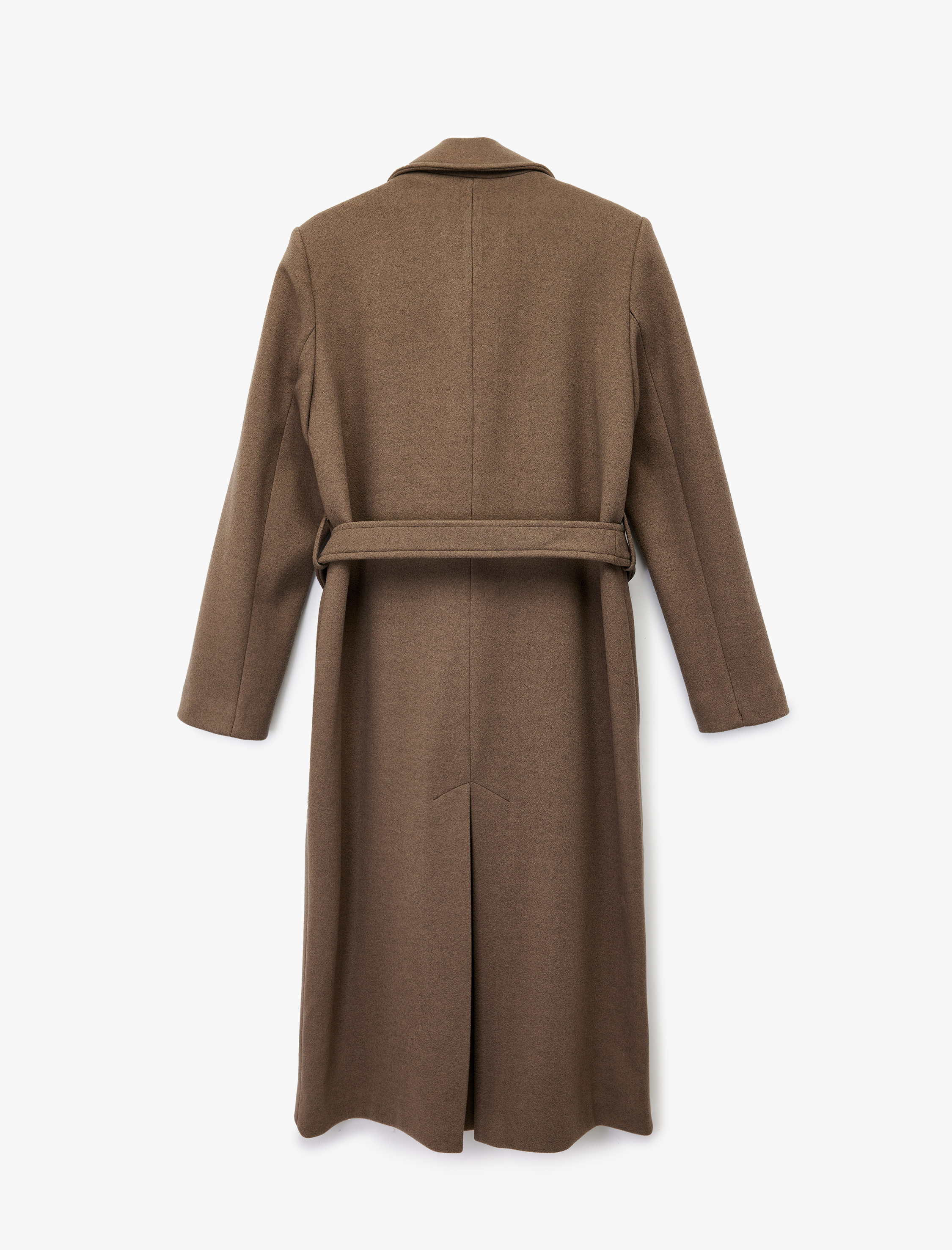   Trenç Kaban Uzun Kollu Cepli Kruvaze Kemerli