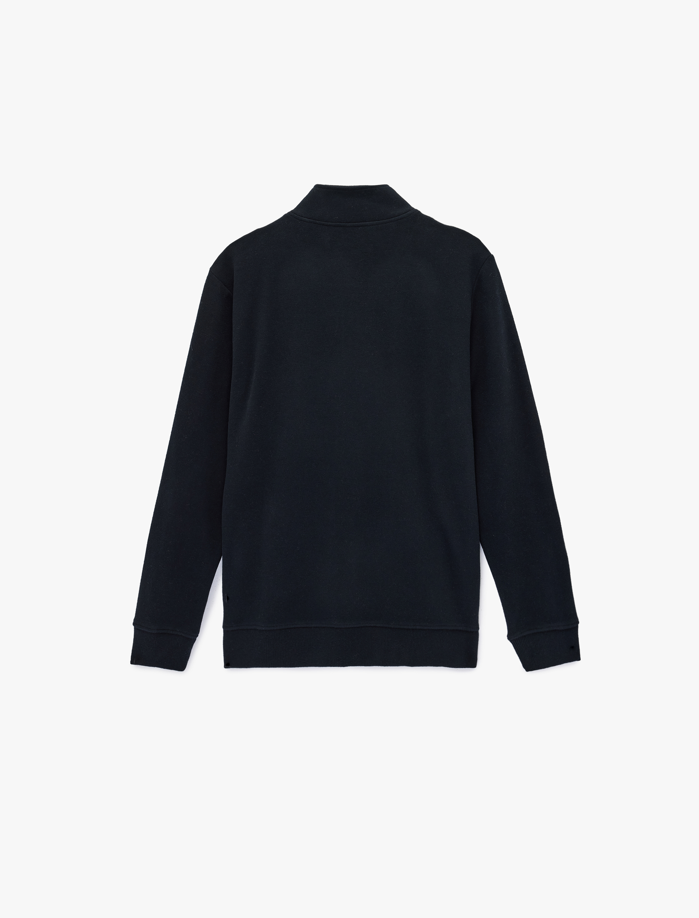   Regular Fit Uzun Kollu Yarım Fermuarlı Sweatshirt