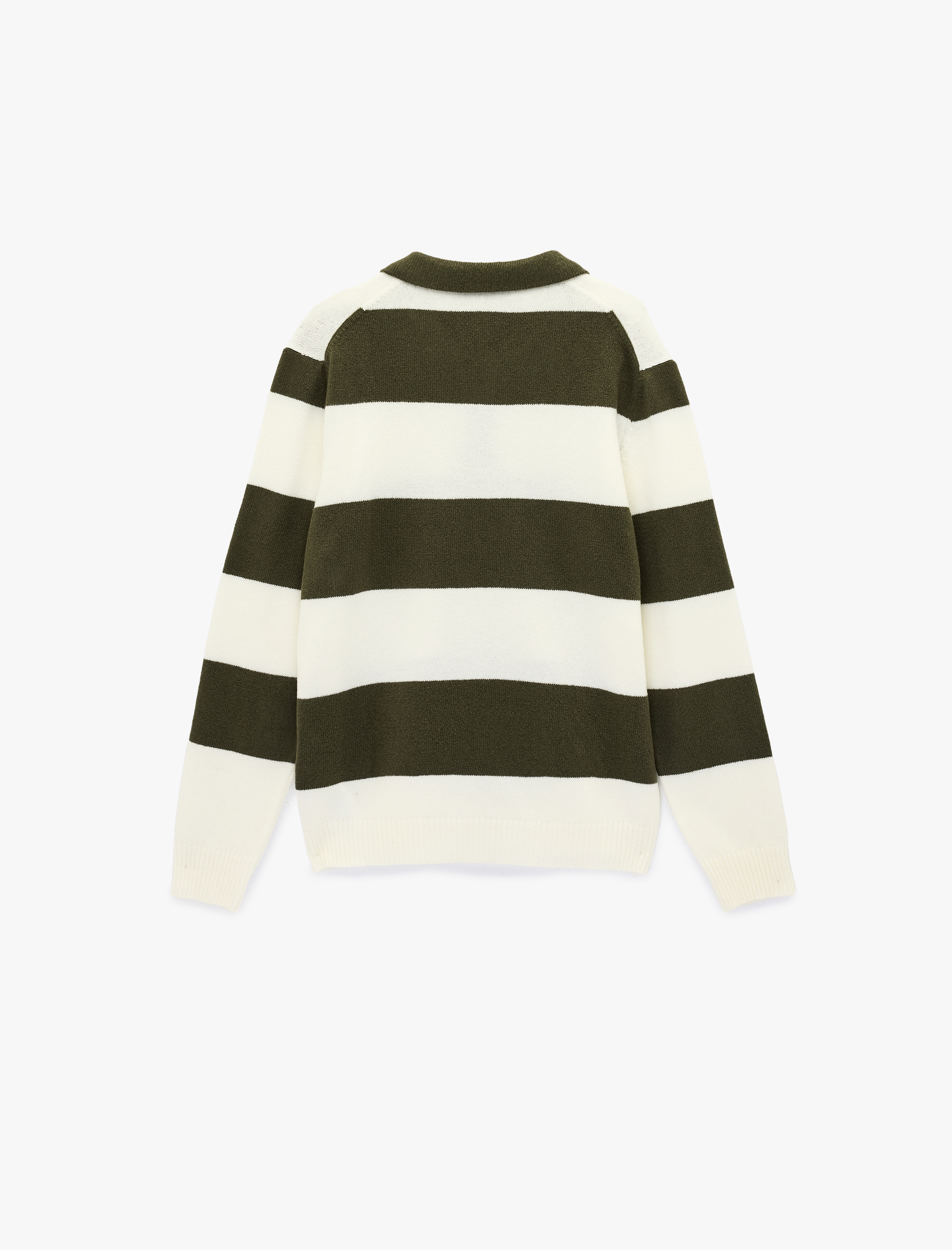   Regular Fit Uzun Kollu Polo Yaka Kışlık Triko Kazak