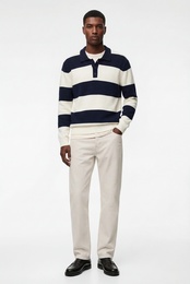 Regular Fit Uzun Kollu Polo Yaka Kışlık Triko Kazak